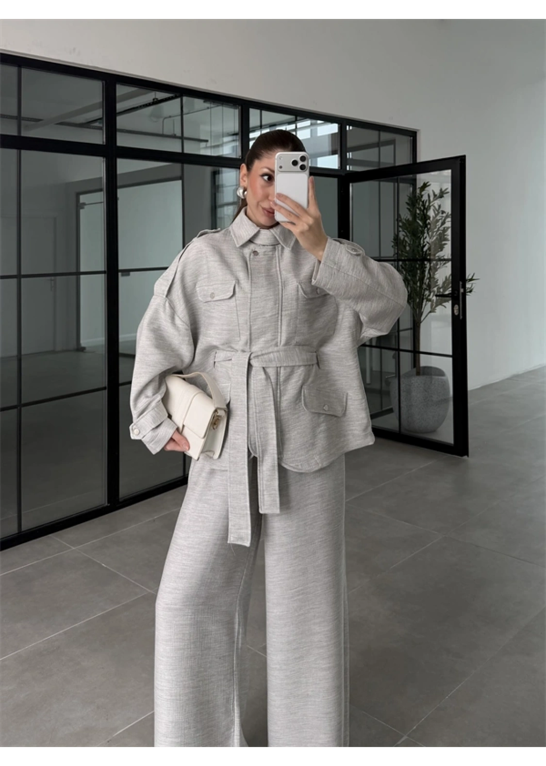 Gri Premium Ceket Pantolon Takım