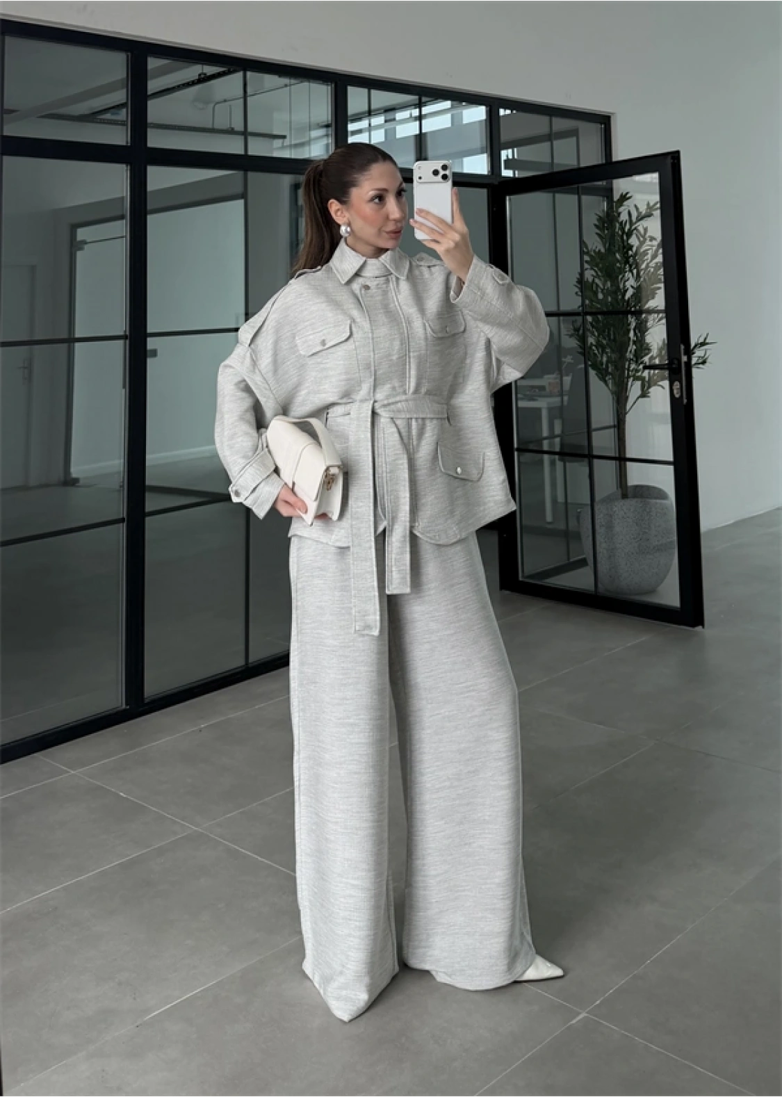 Gri Premium Ceket Pantolon Takım