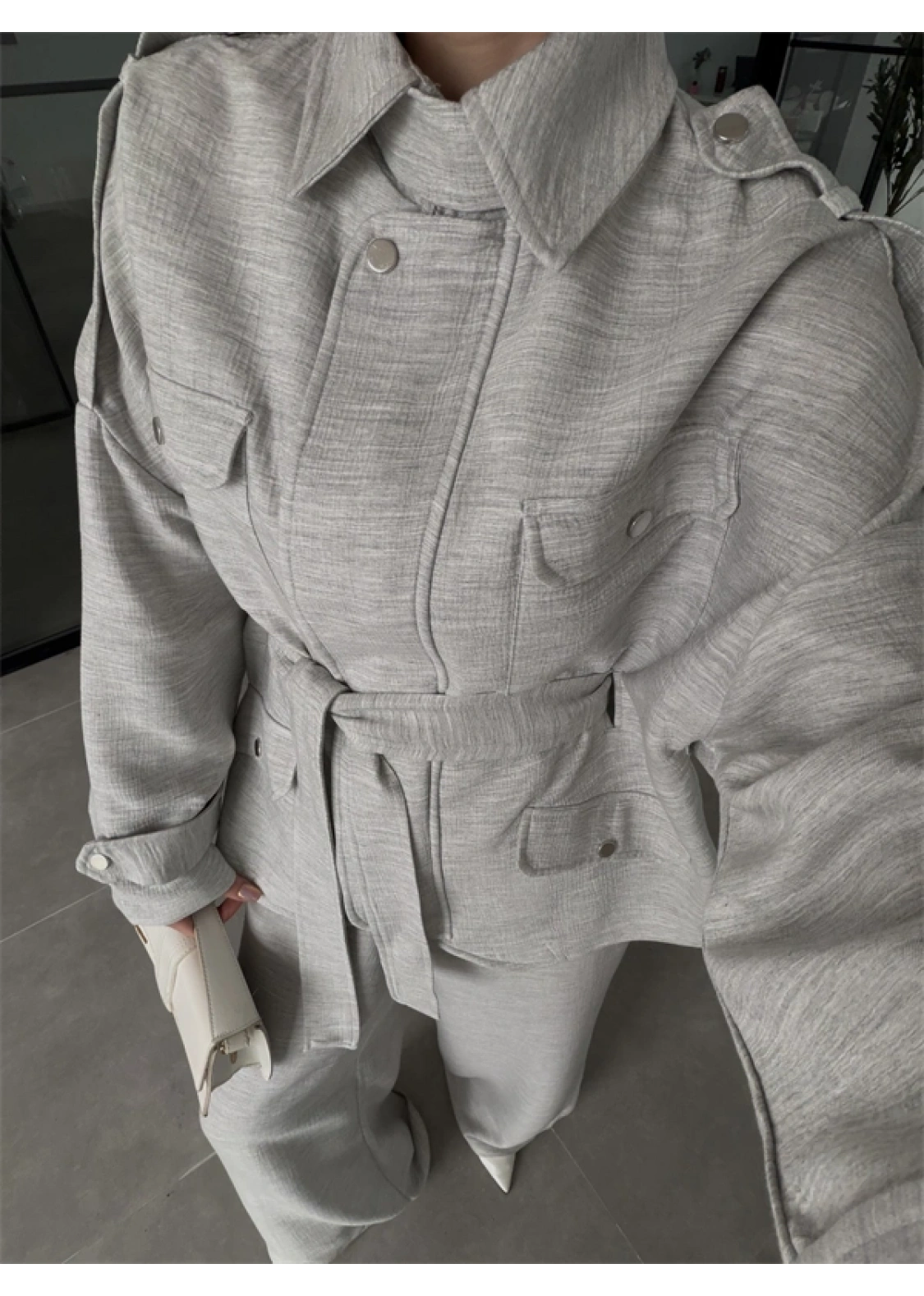 Gri Premium Ceket Pantolon Takım