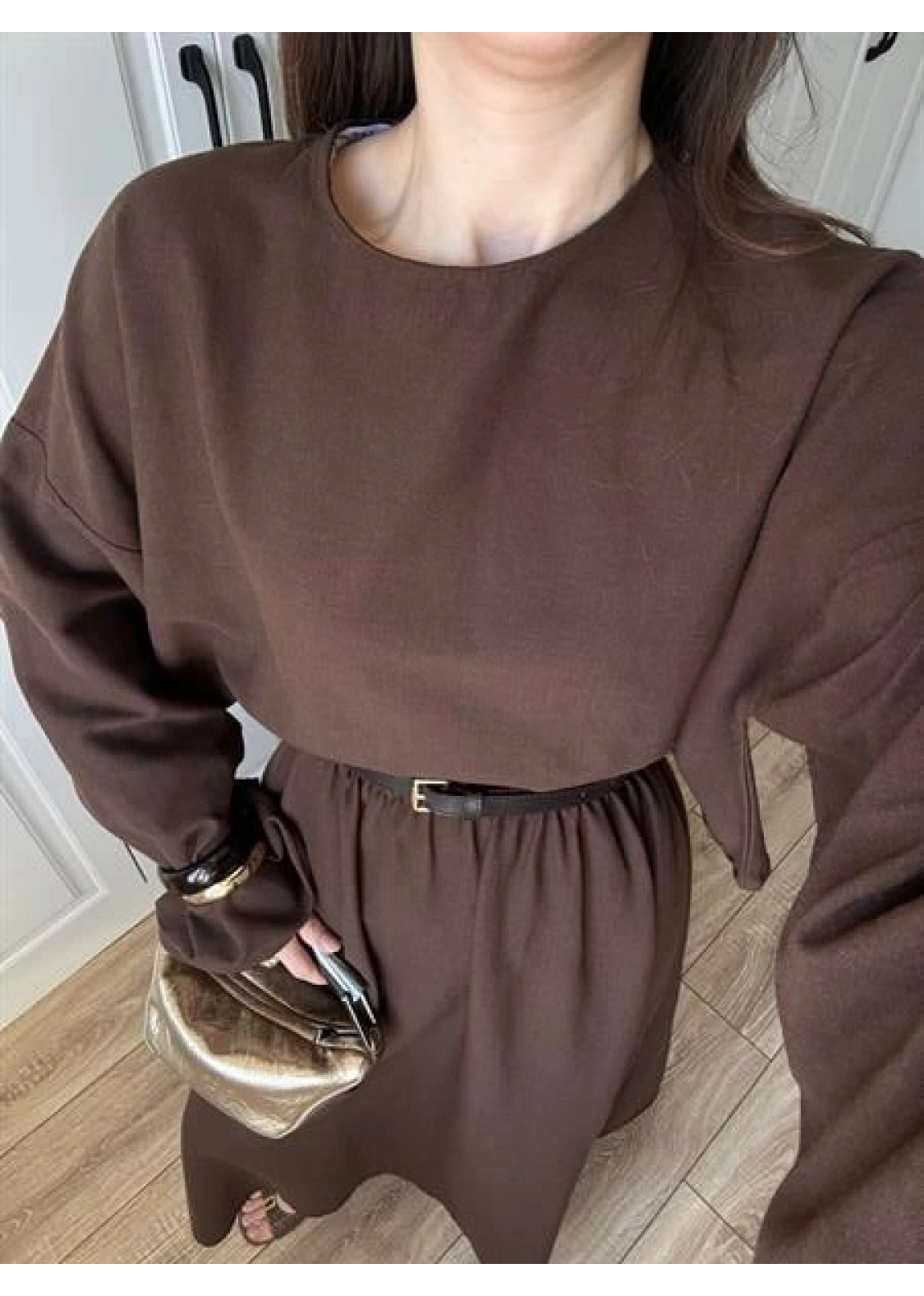 Hot Ham Keten Kahve Etekli Takım