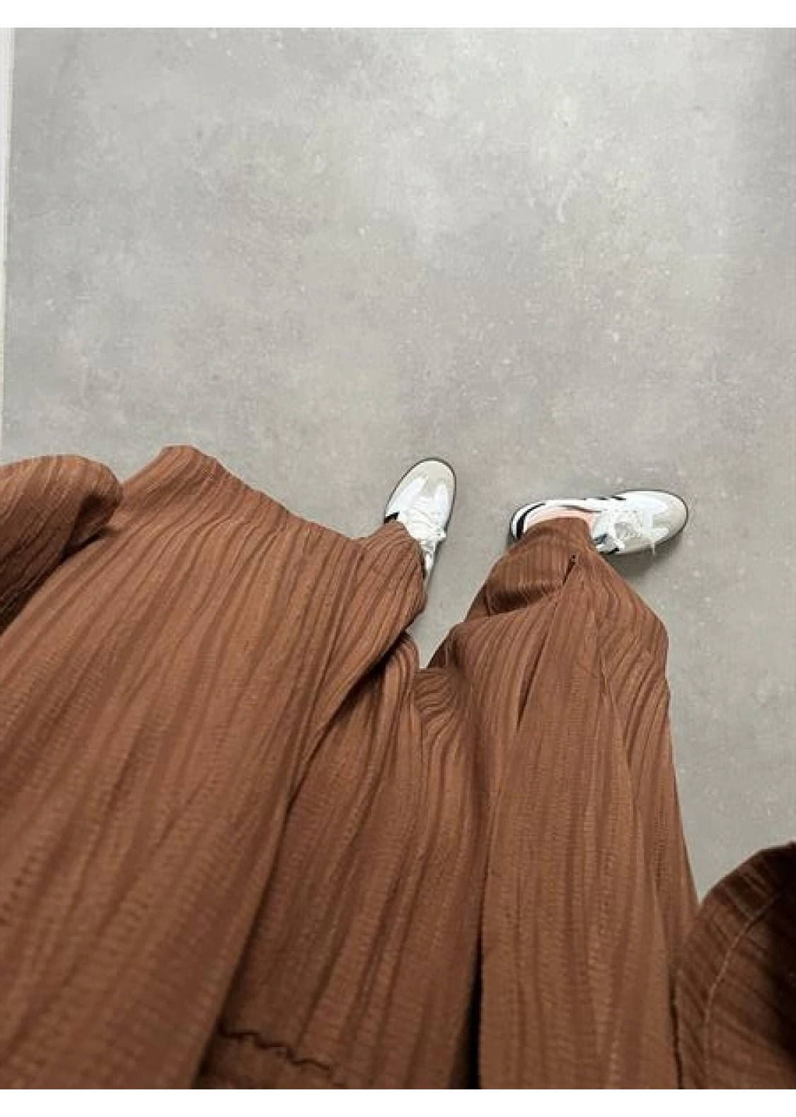 Kahve Gofre Kimono Takım