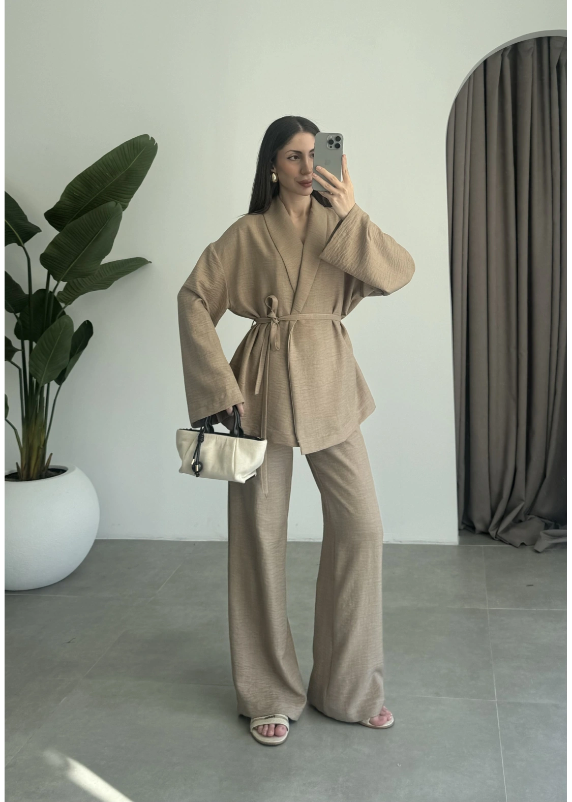Keten Aerobin Vizon Kimono Takım