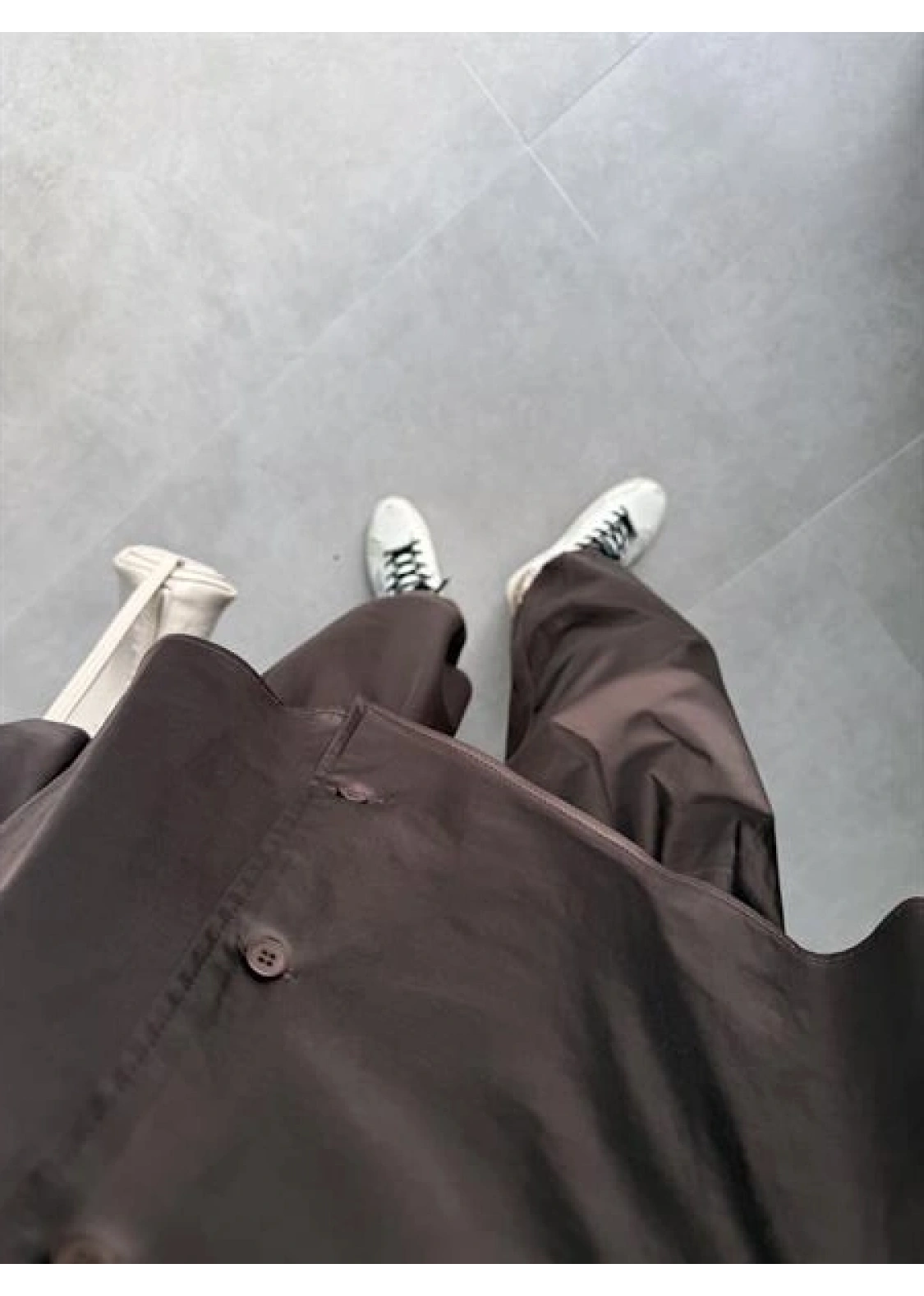 Kruvaze Pinterest Model Saten Dokulu Kahve Takım