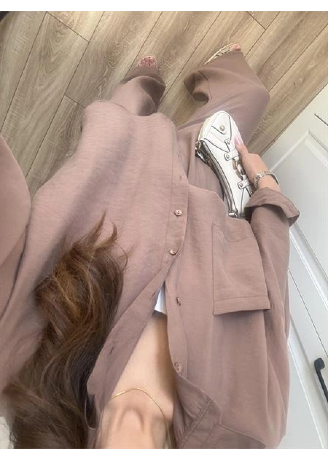 Labu Tensel Oversize Basic Cappuccino Takım