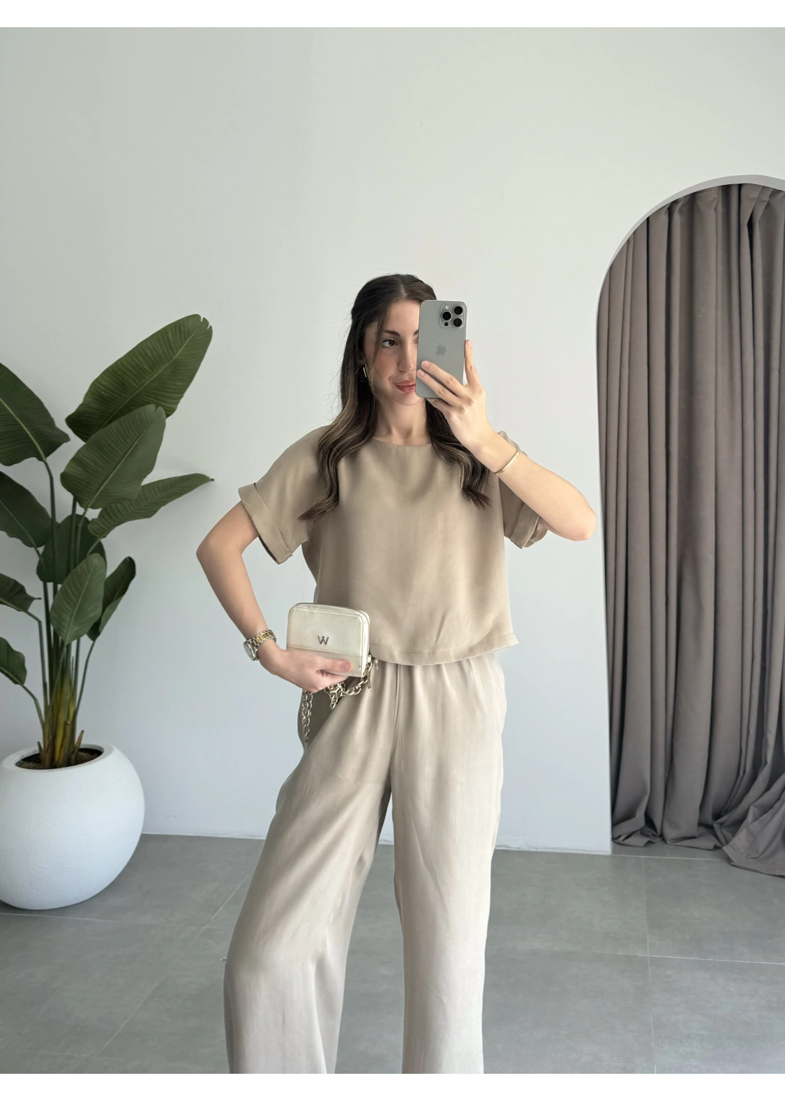 Lea Tensel Vizon Basic Bluz Takım