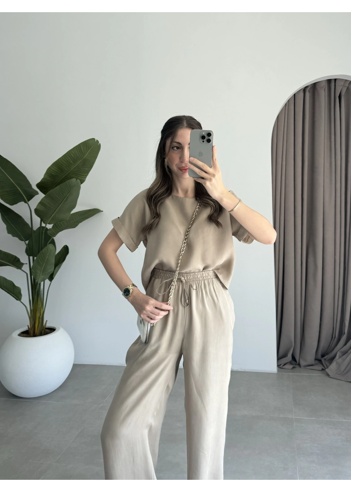 Lea Tensel Vizon Basic Bluz Takım
