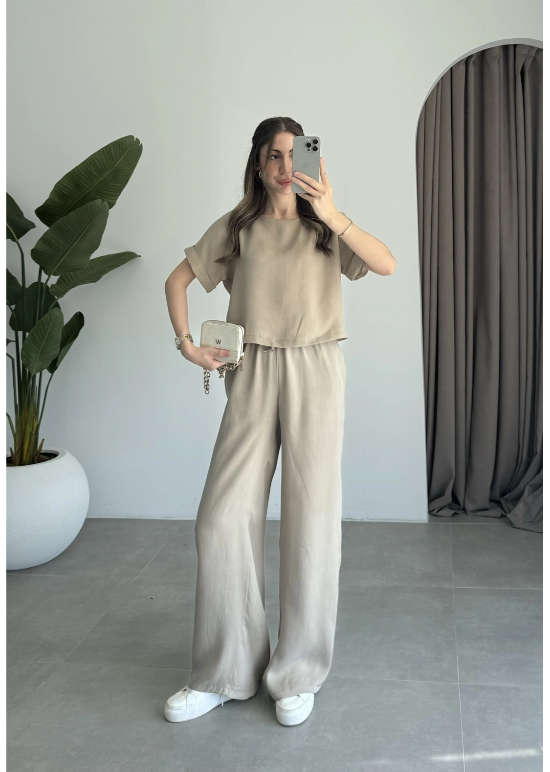 Lea Tensel Vizon Basic Bluz Takım