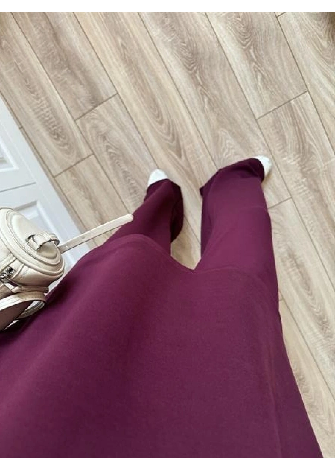 Liza Oysh Kumaş Basic Bordo Takım