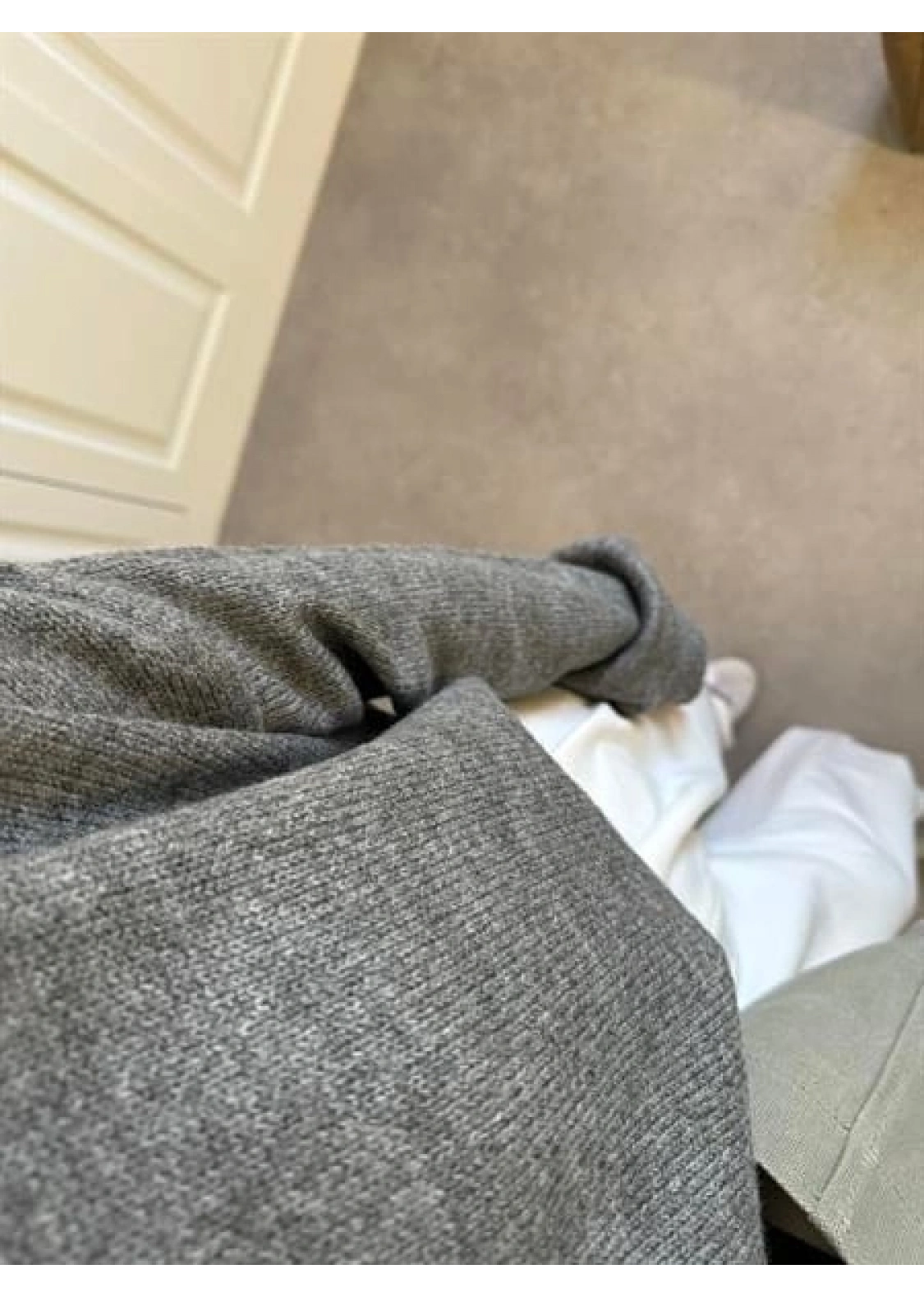 Mari Oversize Basic Antrasit Kazak