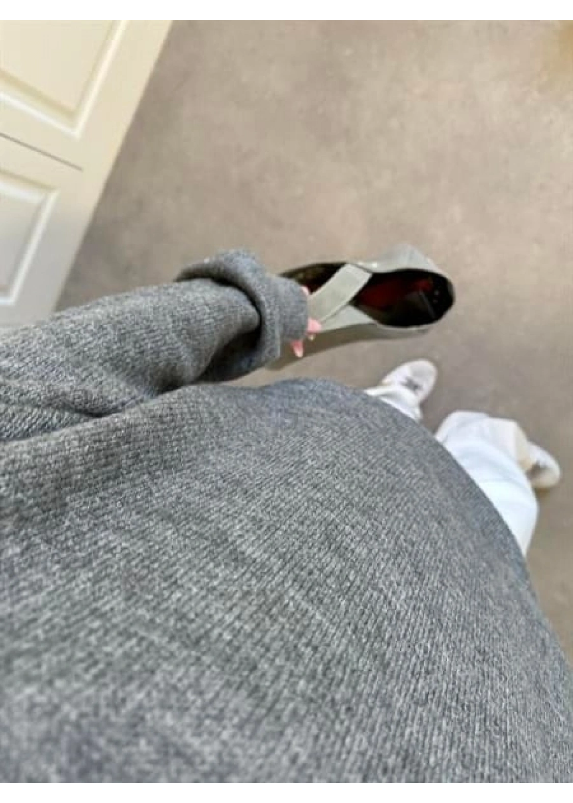 Mari Oversize Basic Antrasit Kazak