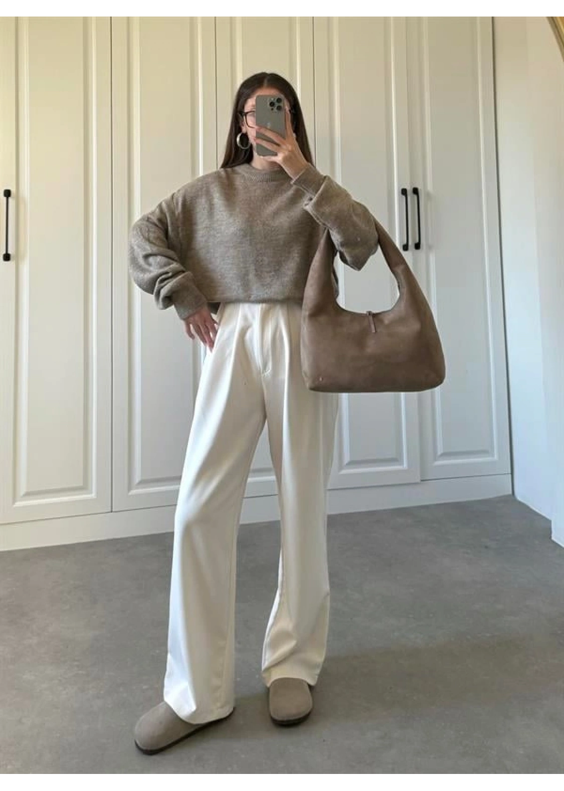 Mari Oversize Basic Vizon Kazak