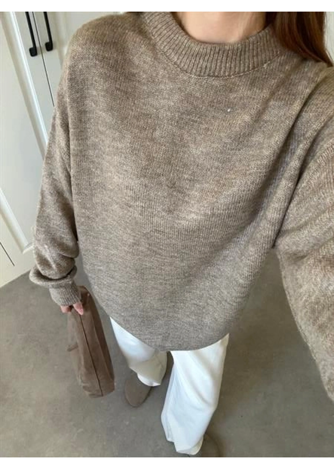 Mari Oversize Basic Vizon Kazak