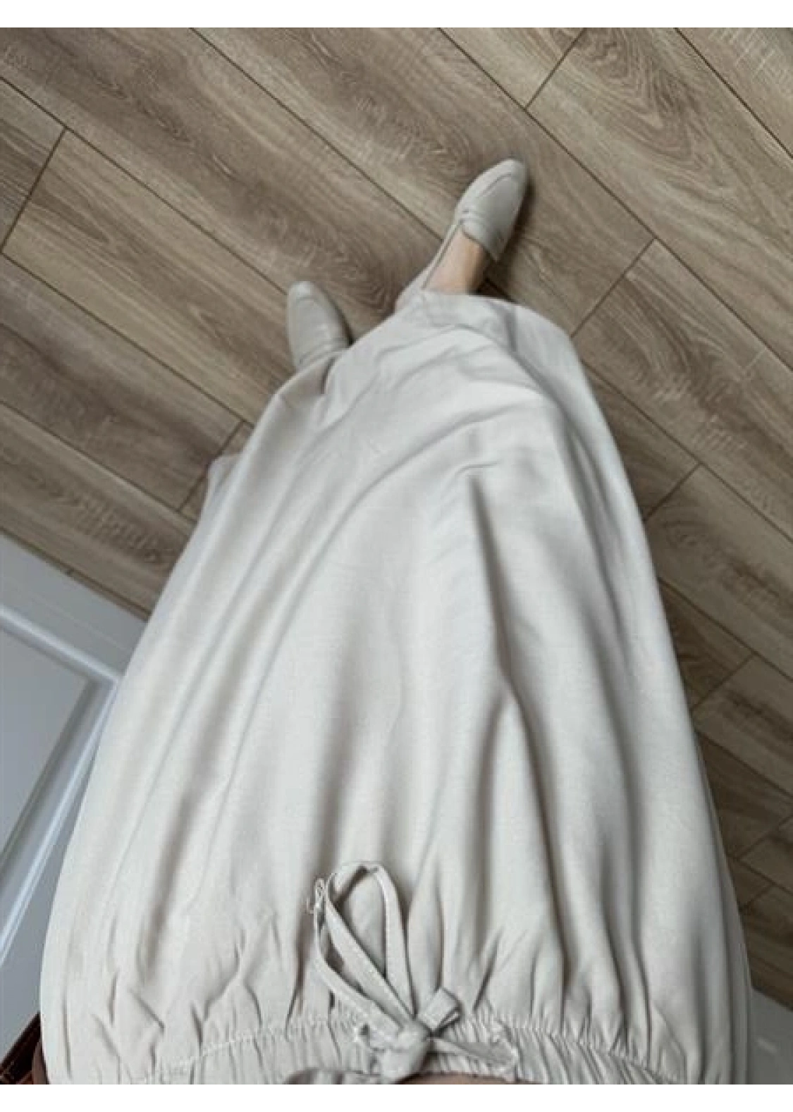 Maxi Astarlı Taş Balon Etek