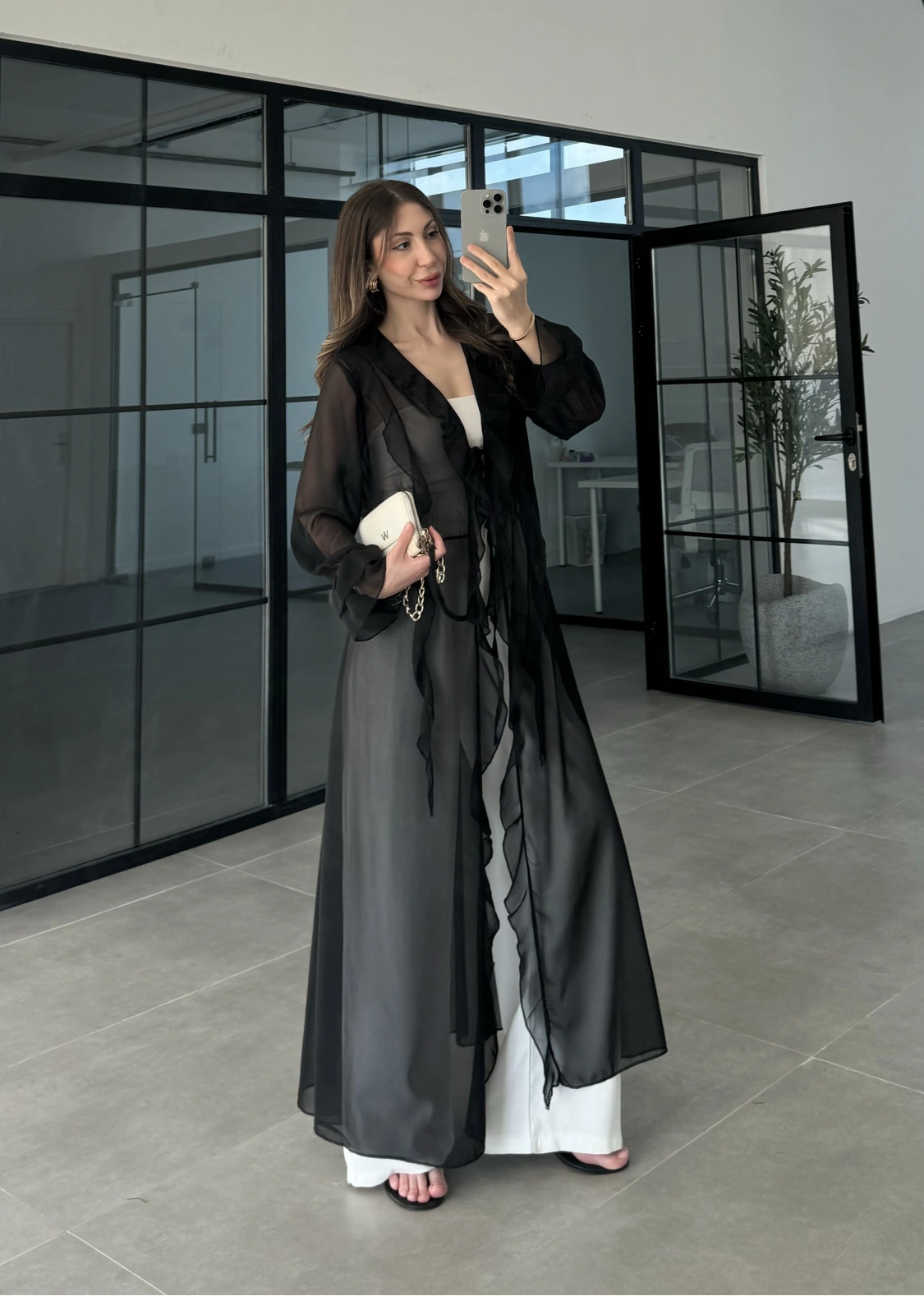 Maxi Boy Siyah Tül Pareo