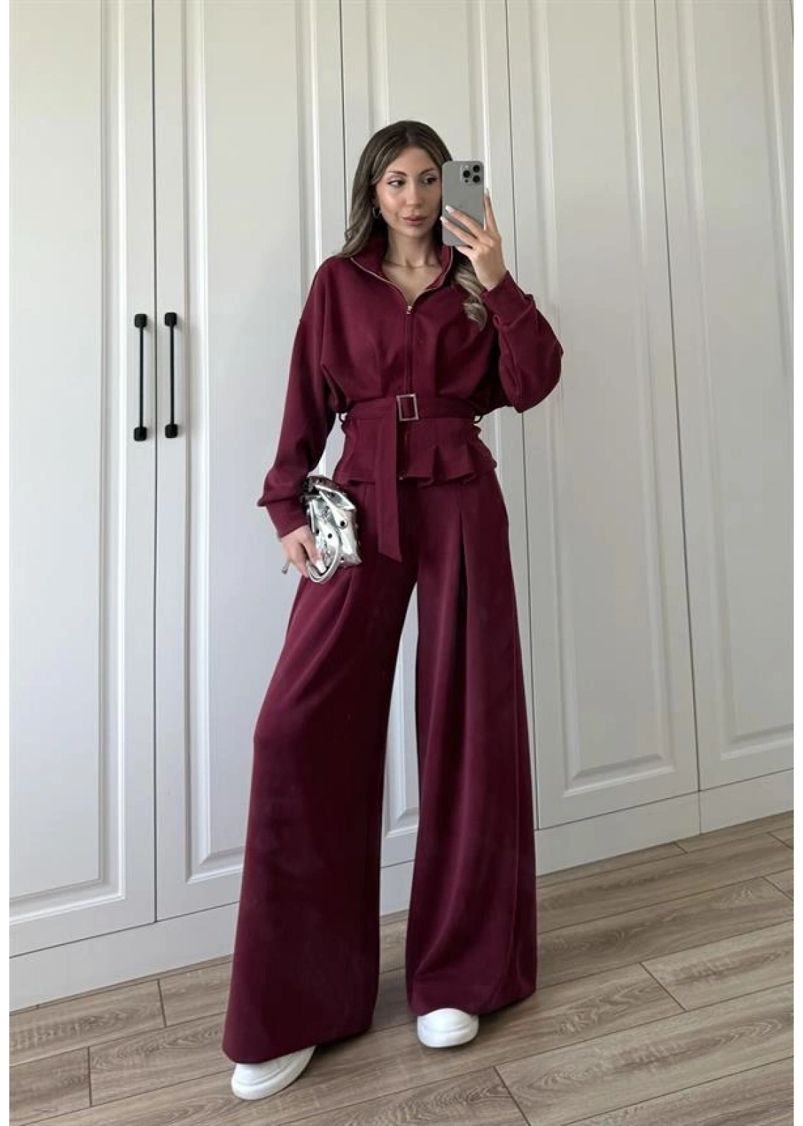 Moskov Oysh Model Premium Bordo Modal Takım