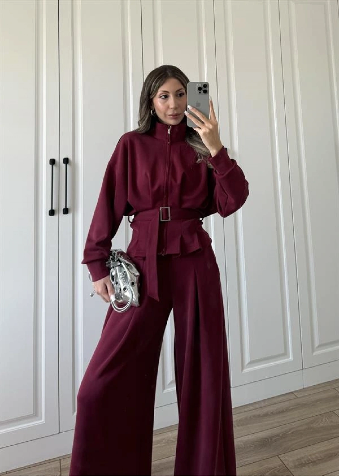 Moskov Oysh Model Premium Bordo Modal Takım