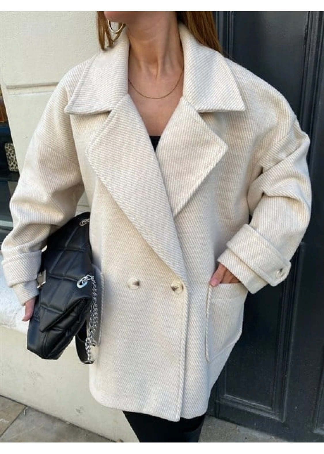 OVERSIZE KISA TAŞ KABAN