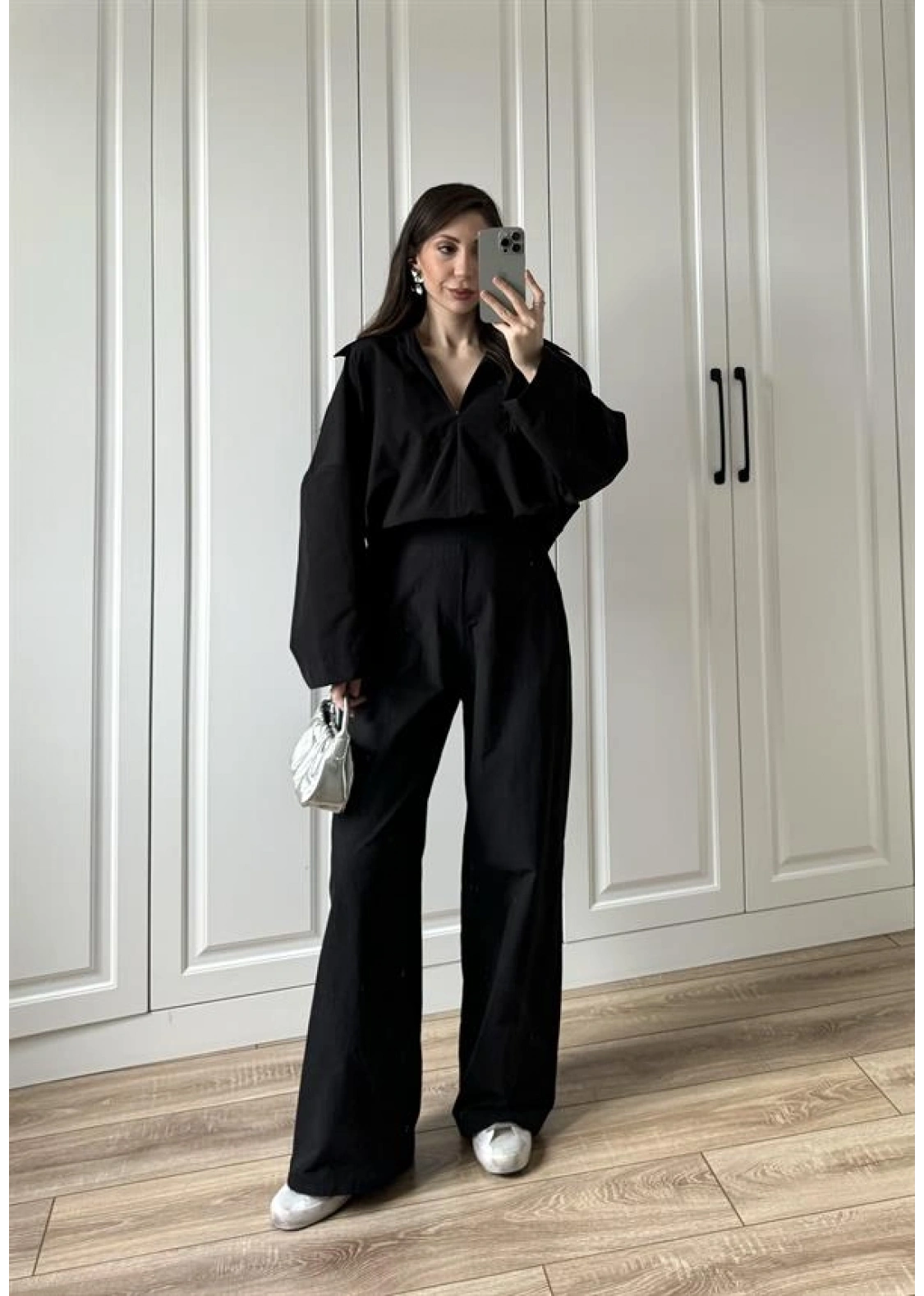 Paraşüt Kumaş Siyah Pinterest Takım