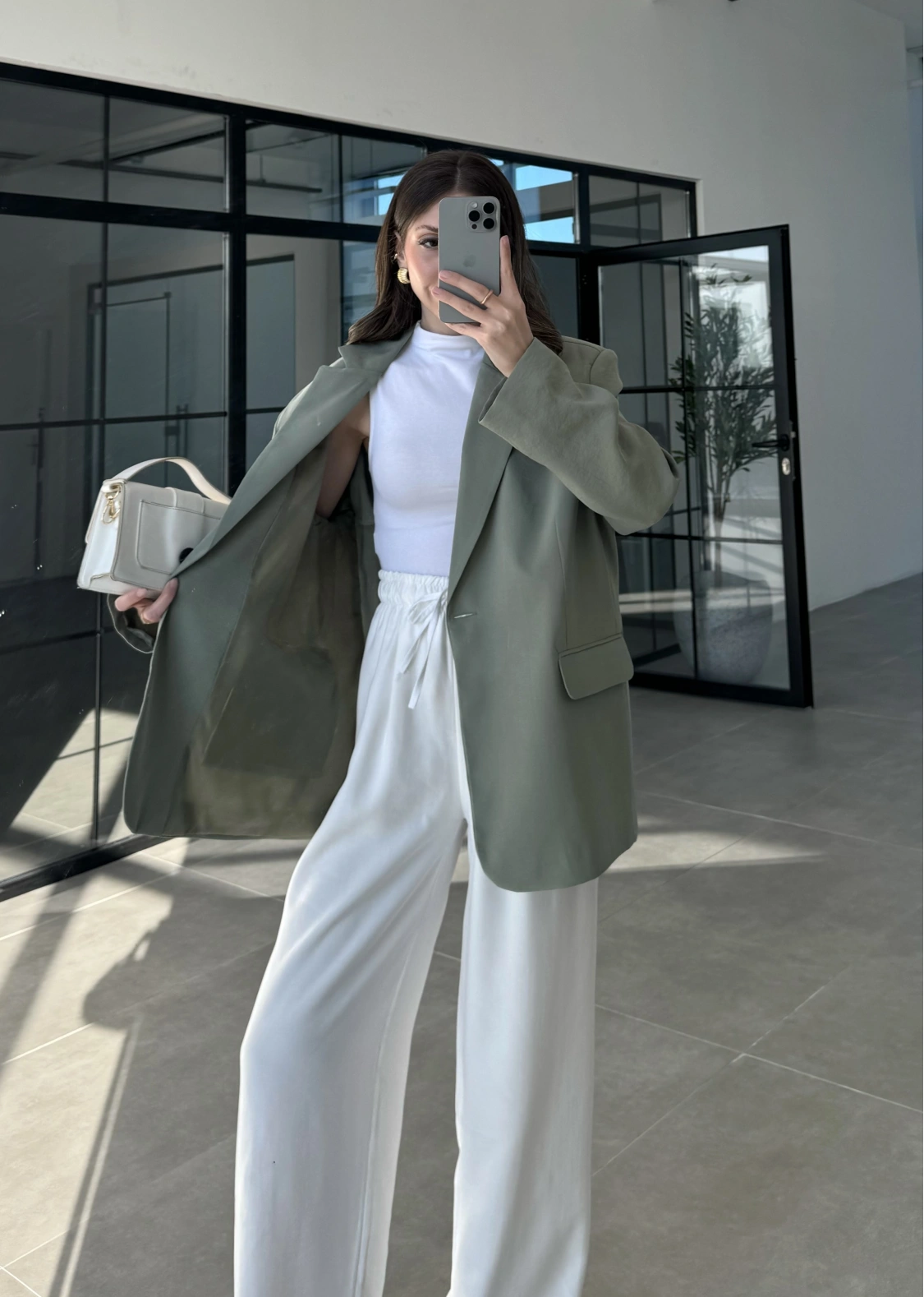 Perla Premium Tensel Çağla Ceket