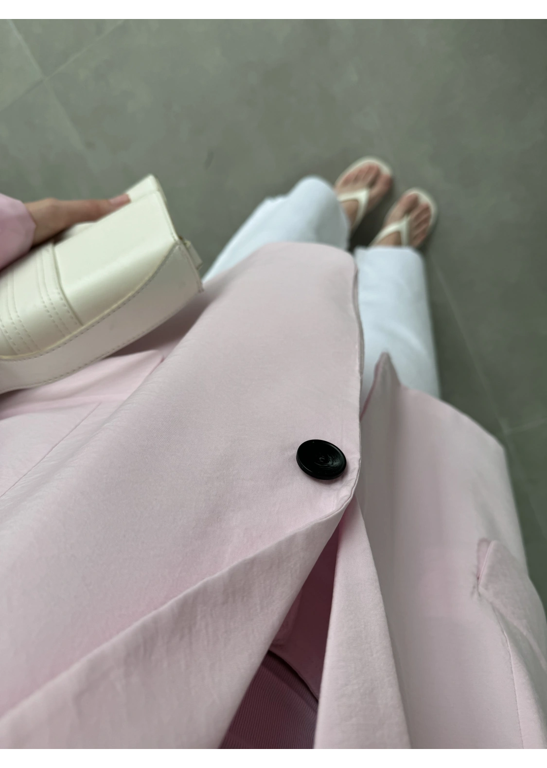 Perla Premium Tensel Pembe Ceket