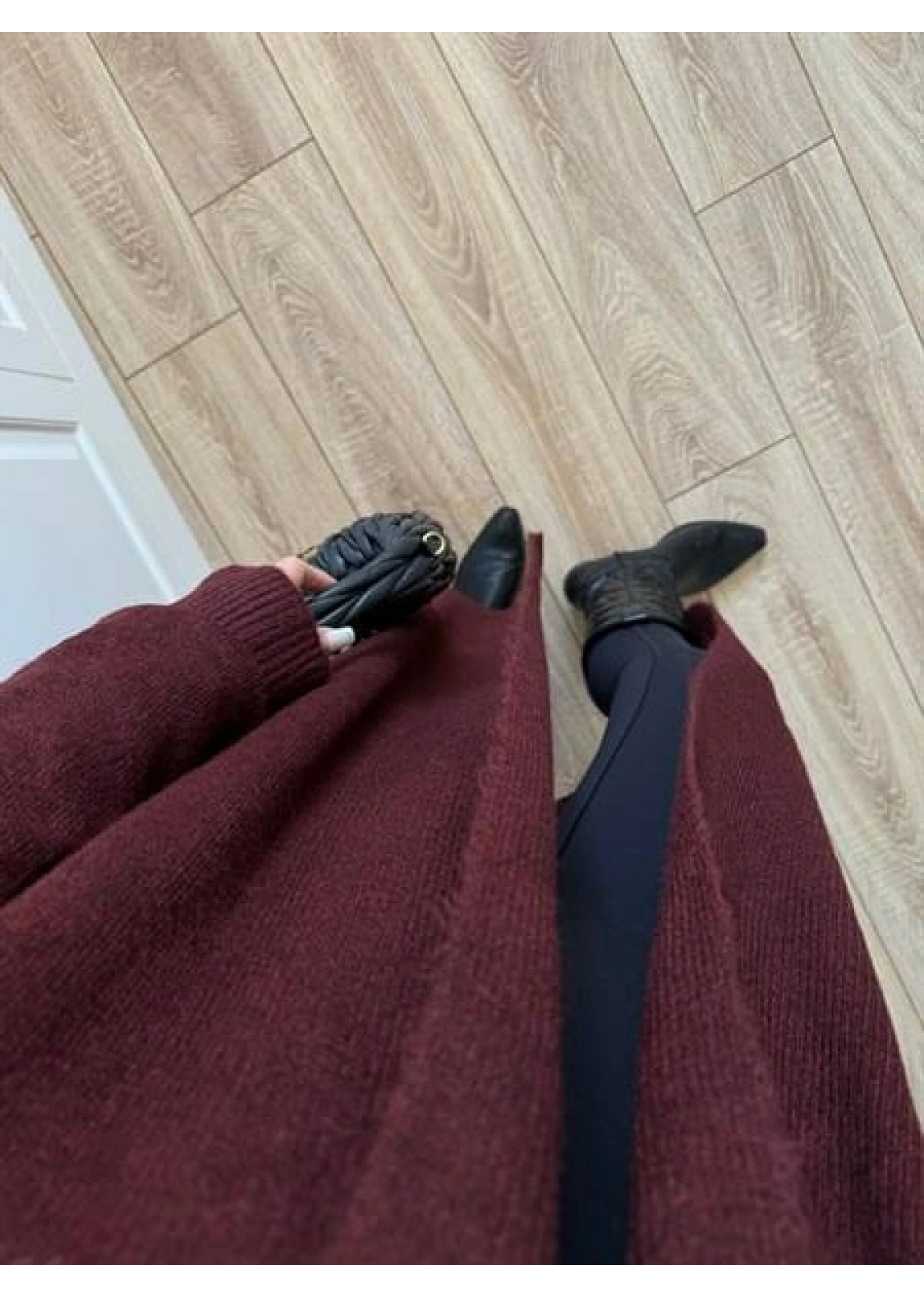 Pinterest Bordo Uzun Triko Hırka