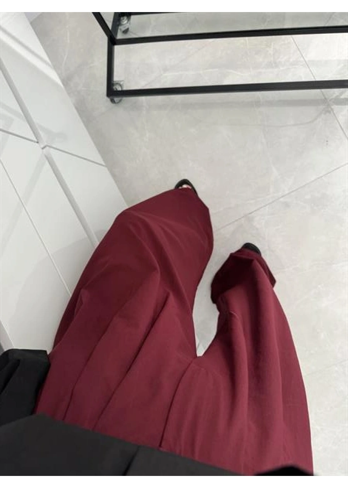 Poli Basic Palazzo Bordo Tensel Pantolon