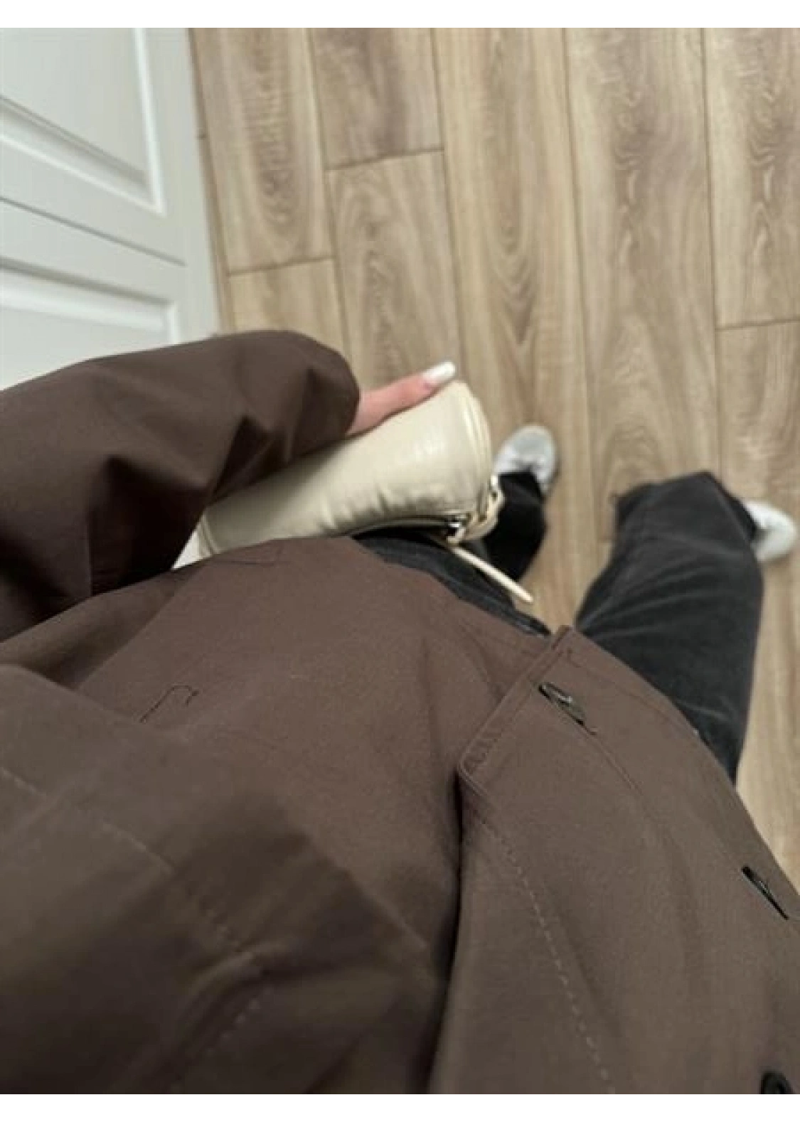 Riva Zr Model Kısa Kahve Trençkot