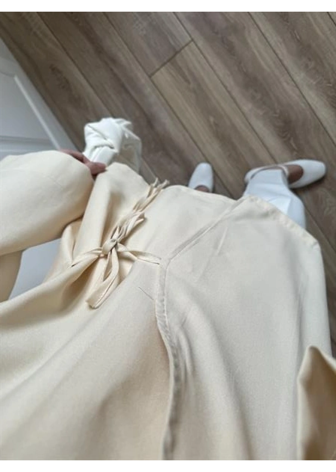 Taş Yandan Bağlamalı Tensel Kimono Ceket