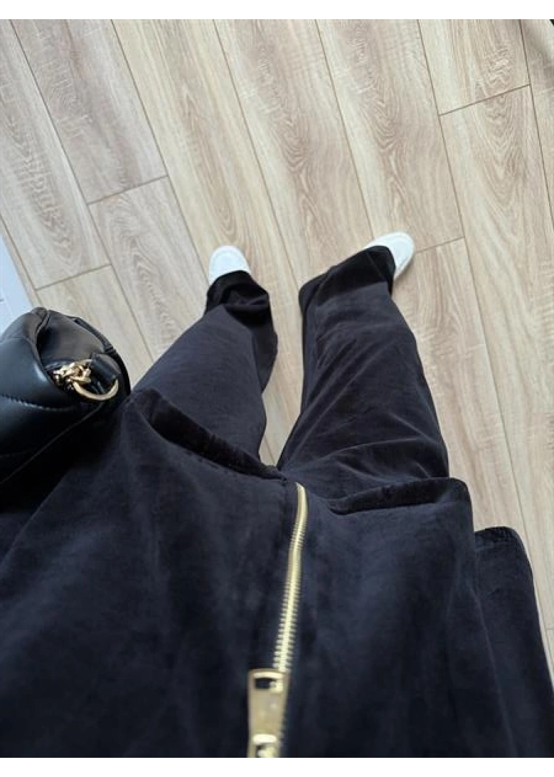 Üçlü Premium Siyah Kadife Takım