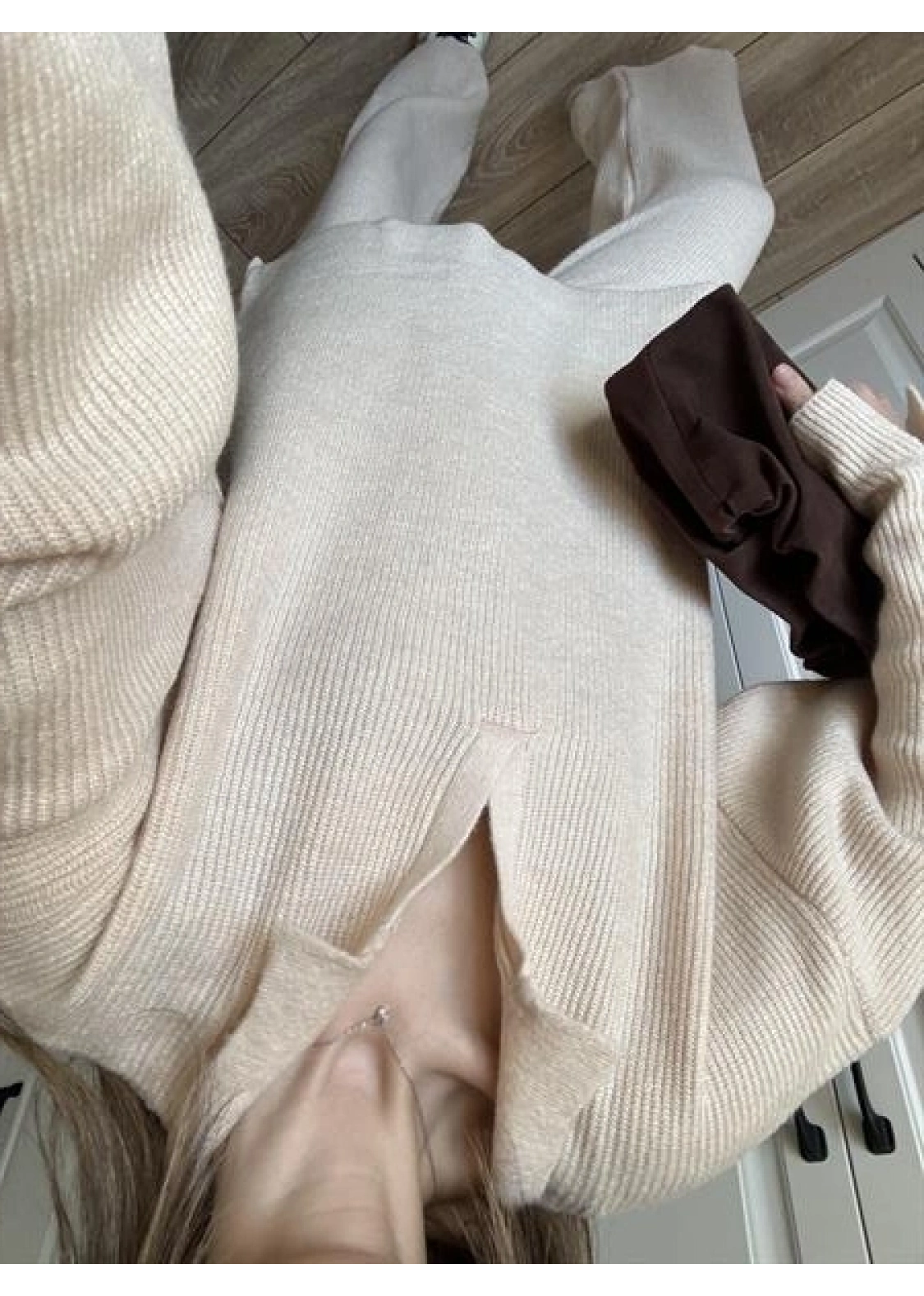 V Yaka Tok Triko Taş Örgü Takım