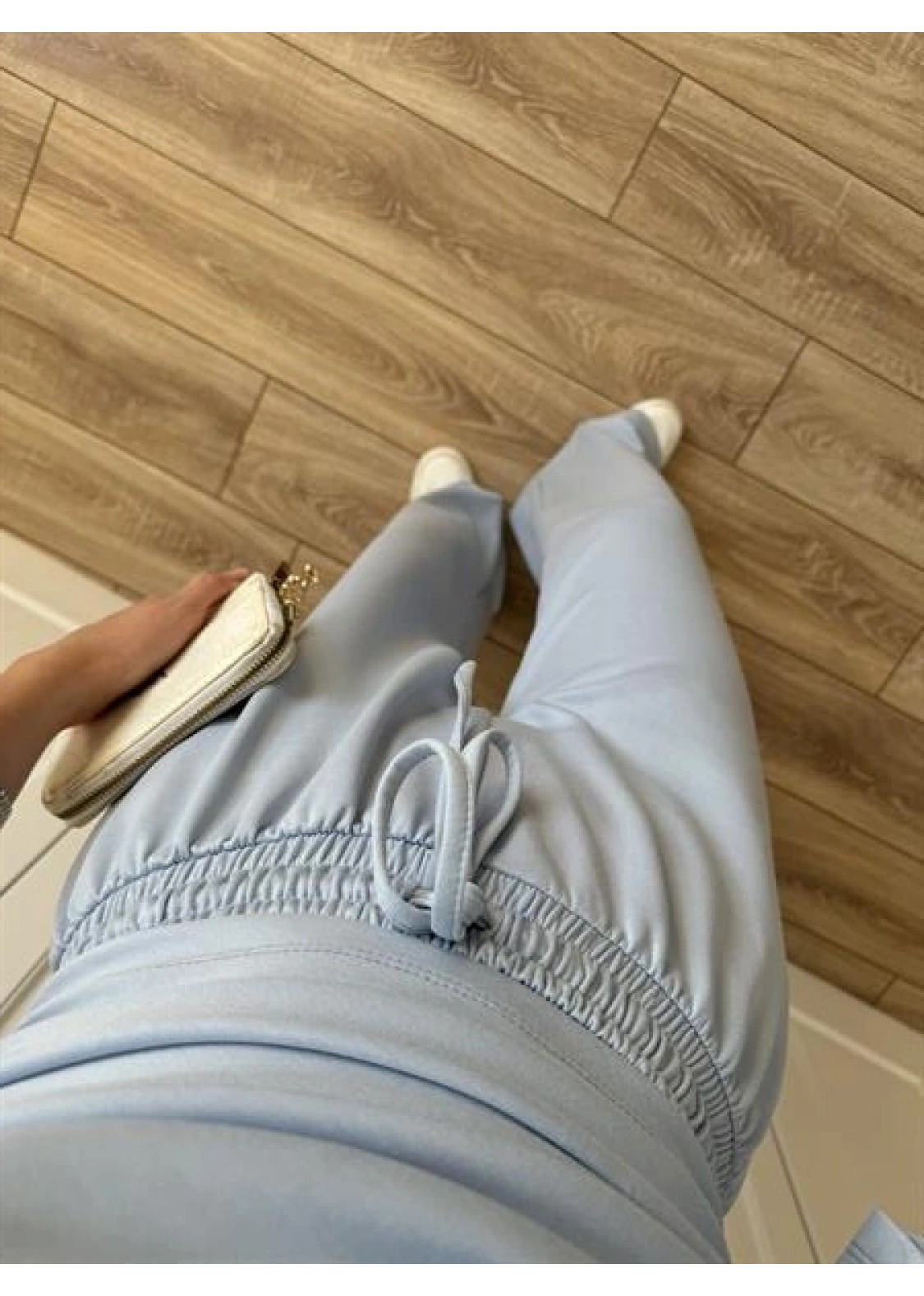 Zr Model Modal Kumaş Tek Kol Yarasa Bebe Mavi Büzgülü Takım