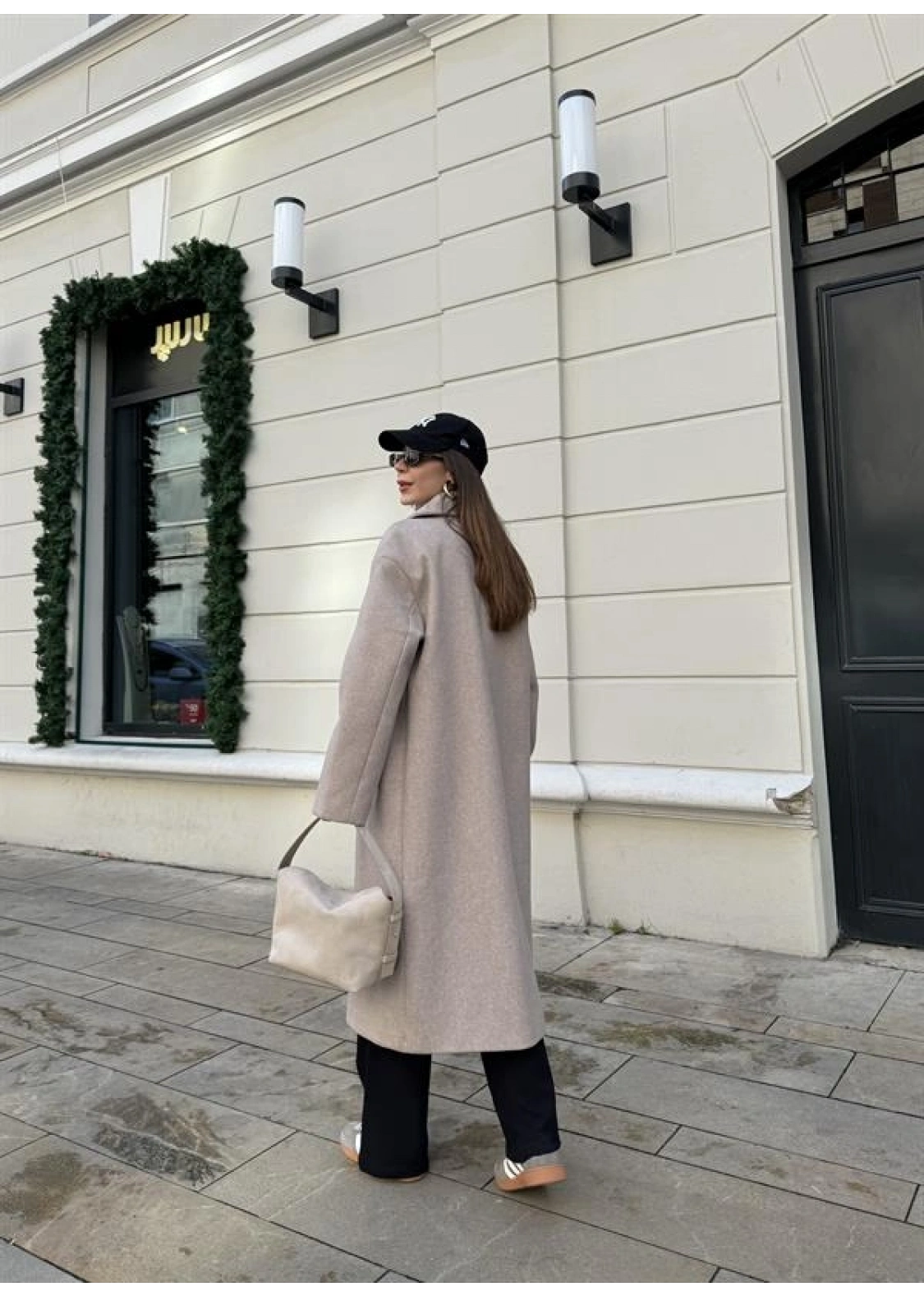 Zr Model Oversize Vizon Kaşe Kaban