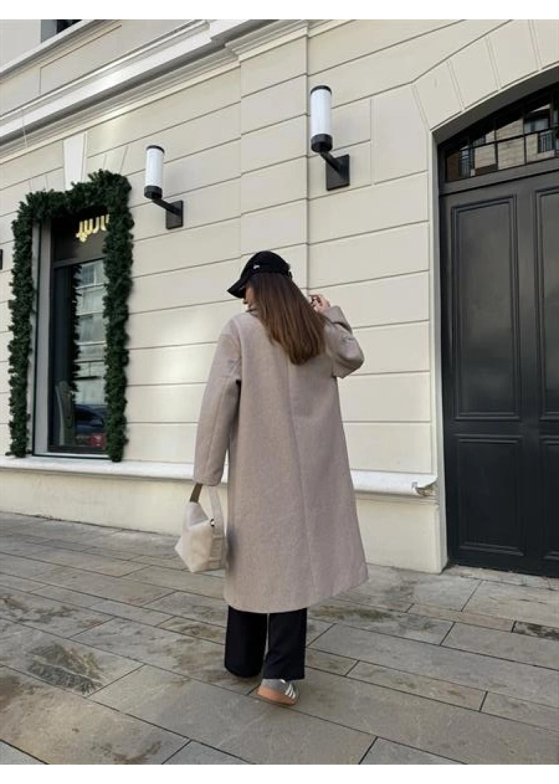 Zr Model Oversize Vizon Kaşe Kaban