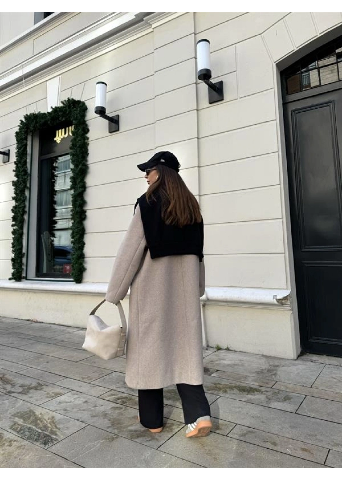 Zr Model Oversize Vizon Kaşe Kaban