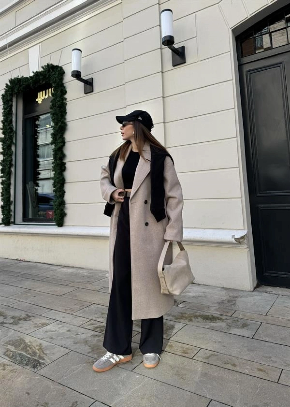 Zr Model Oversize Vizon Kaşe Kaban