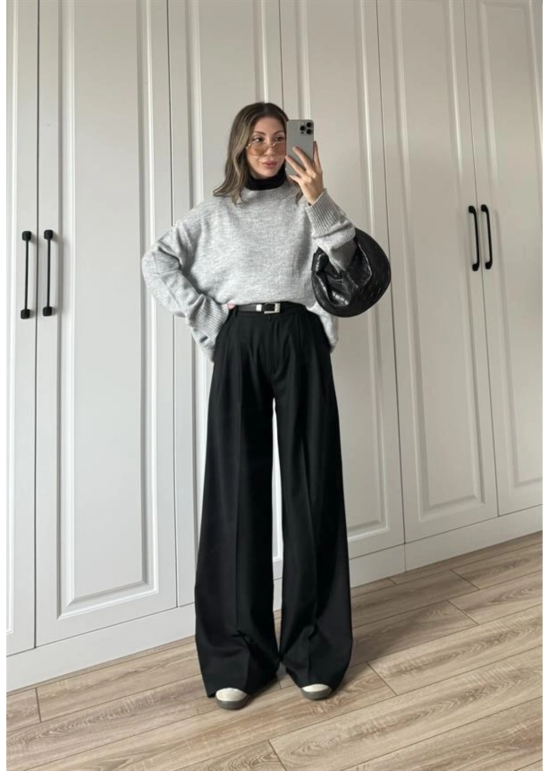 ZR Model Premium Siyah Kumaş Pantolon