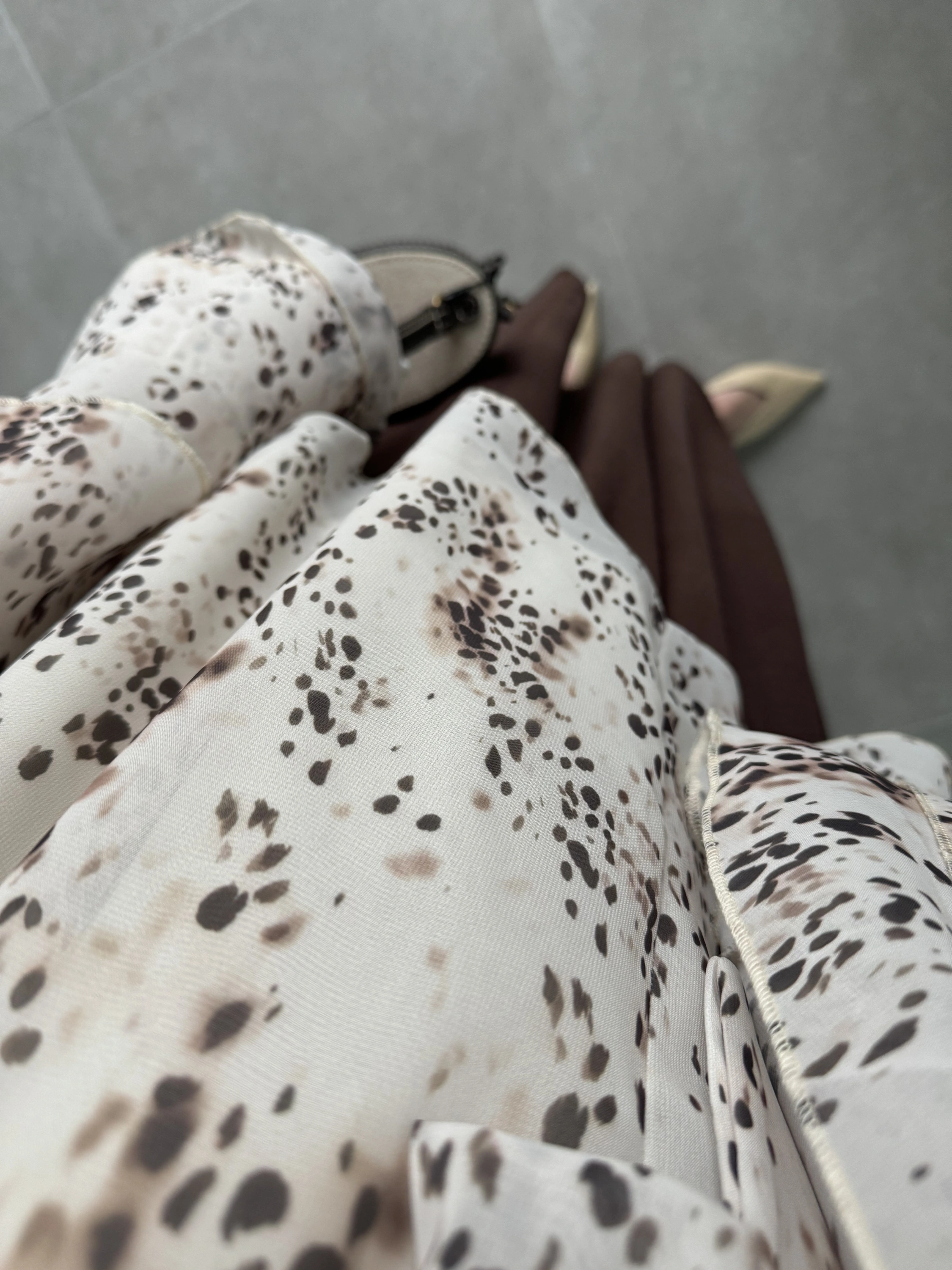 Serena Vintage Önü Bağlamalı Şifon Bluz