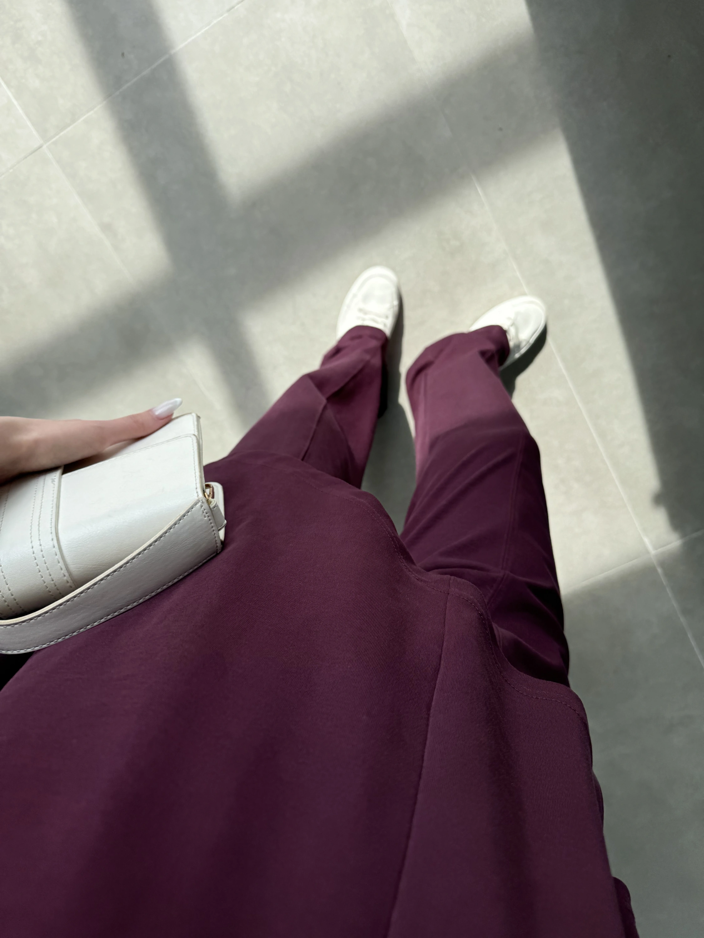 Çapraz Kesim Bordo Basic Takım
