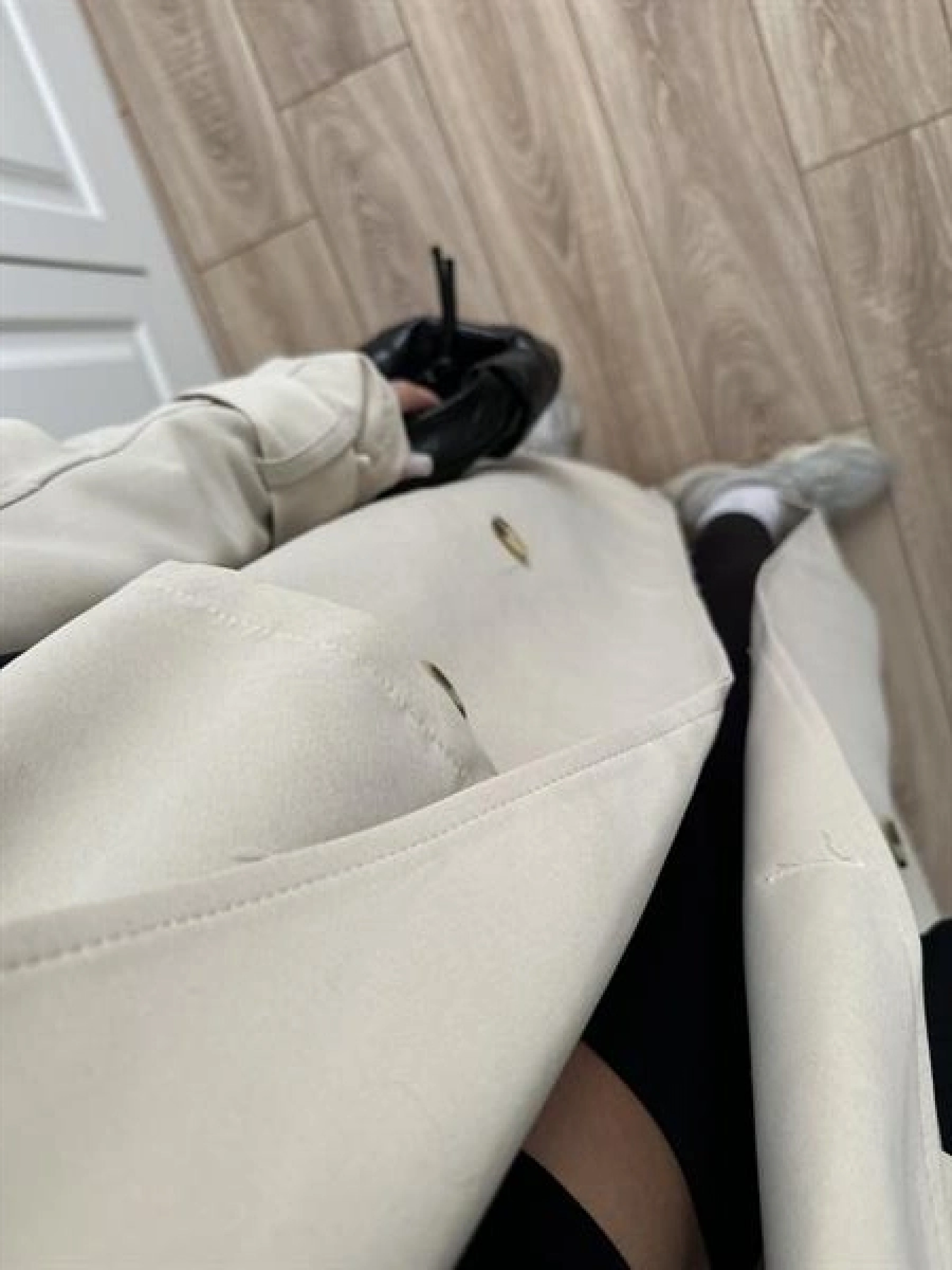 Ekstra Oversize Premium Taş Trençkot