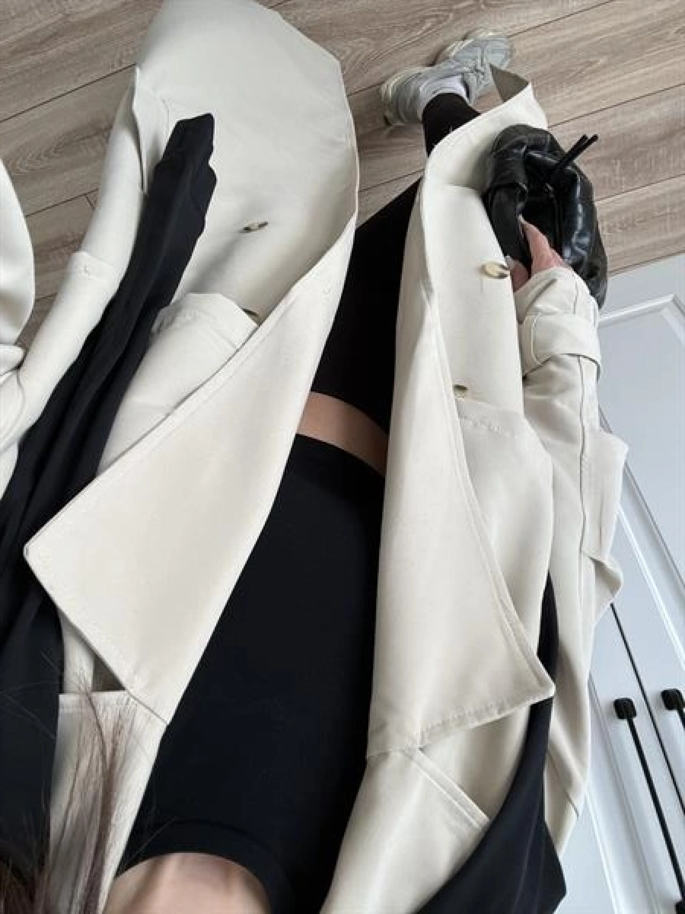 Ekstra Oversize Premium Taş Trençkot