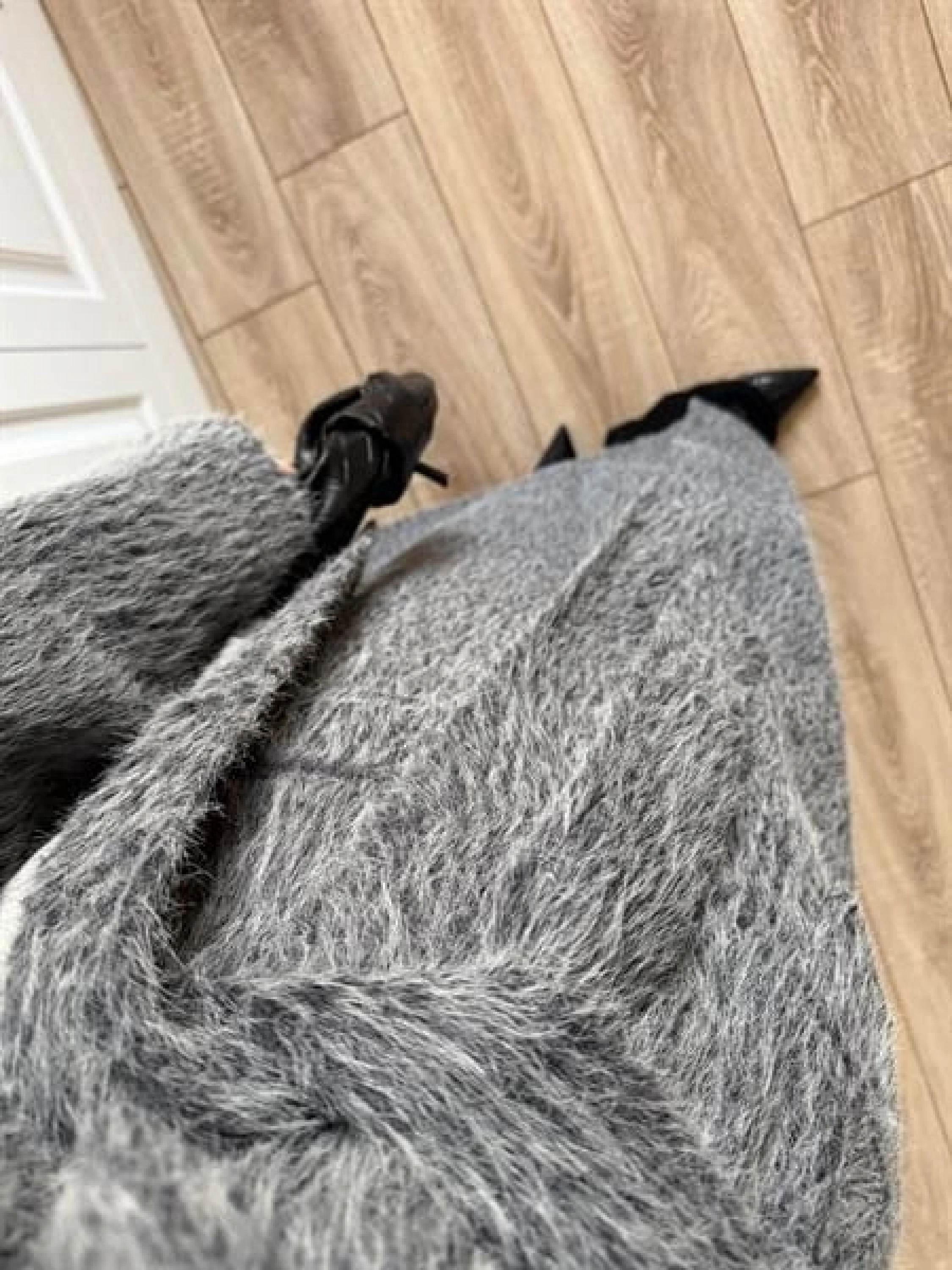 Kırçıllı Antrasit Kuşaklı Premium Kaban
