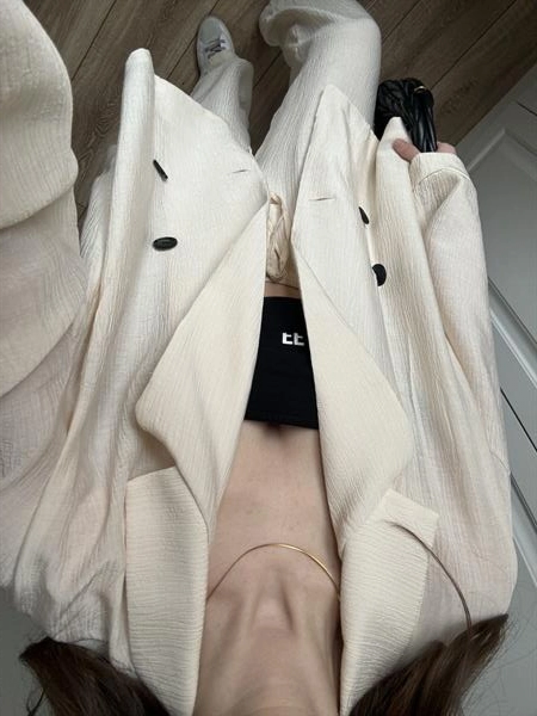 Krinkıl Oversize Taş Ceket Takım