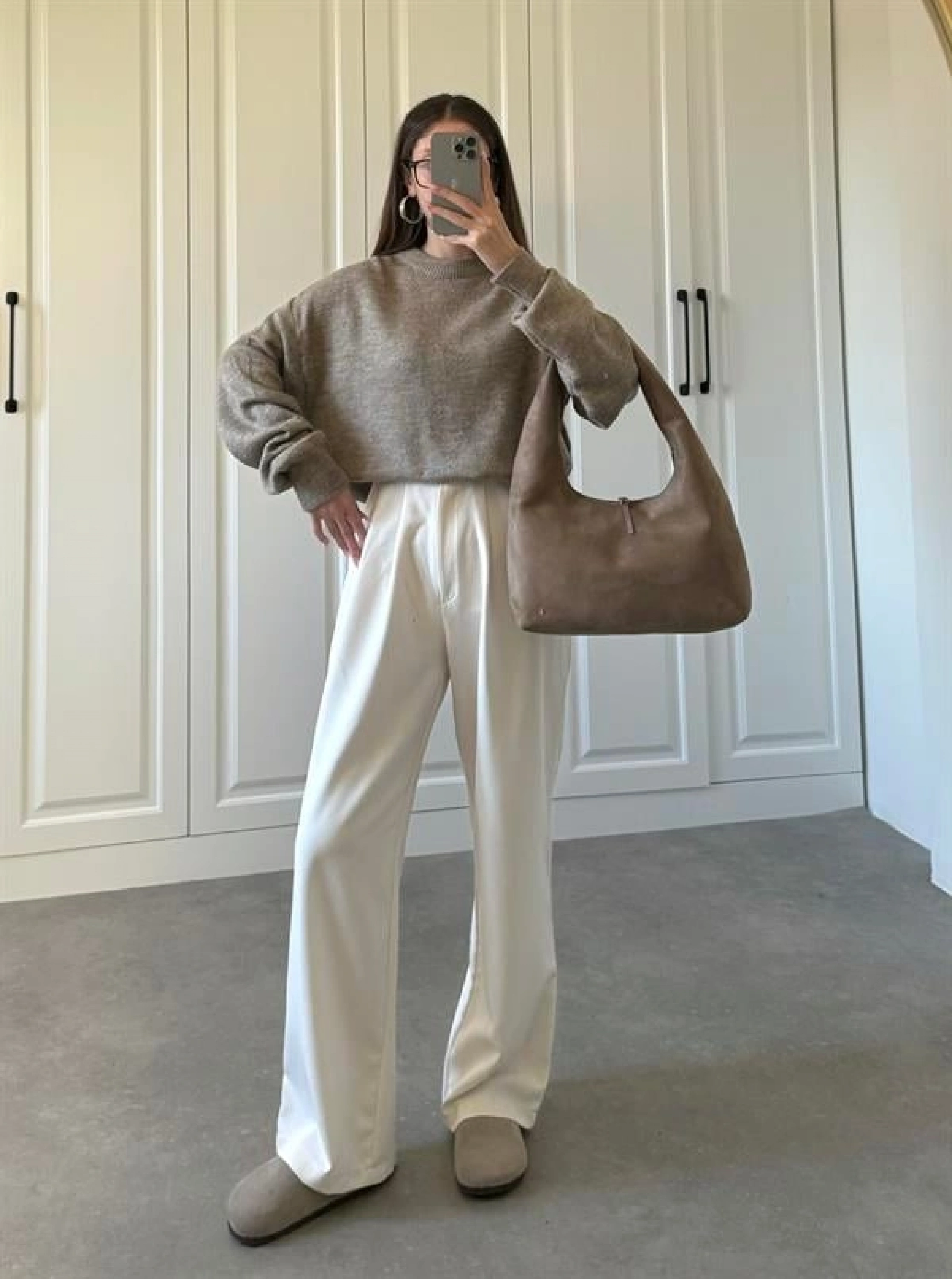 Mari Oversize Basic Vizon Kazak