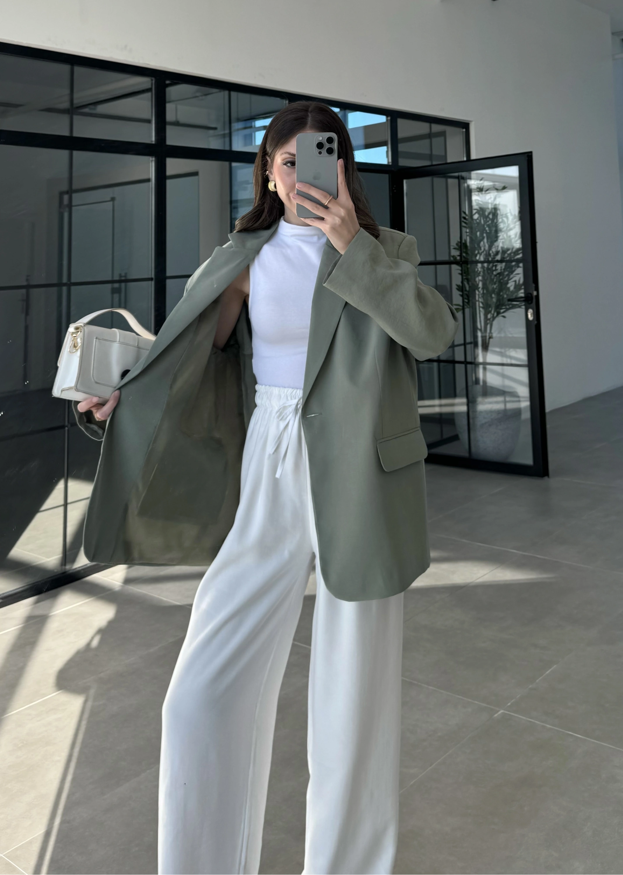 Perla Premium Tensel Çağla Ceket