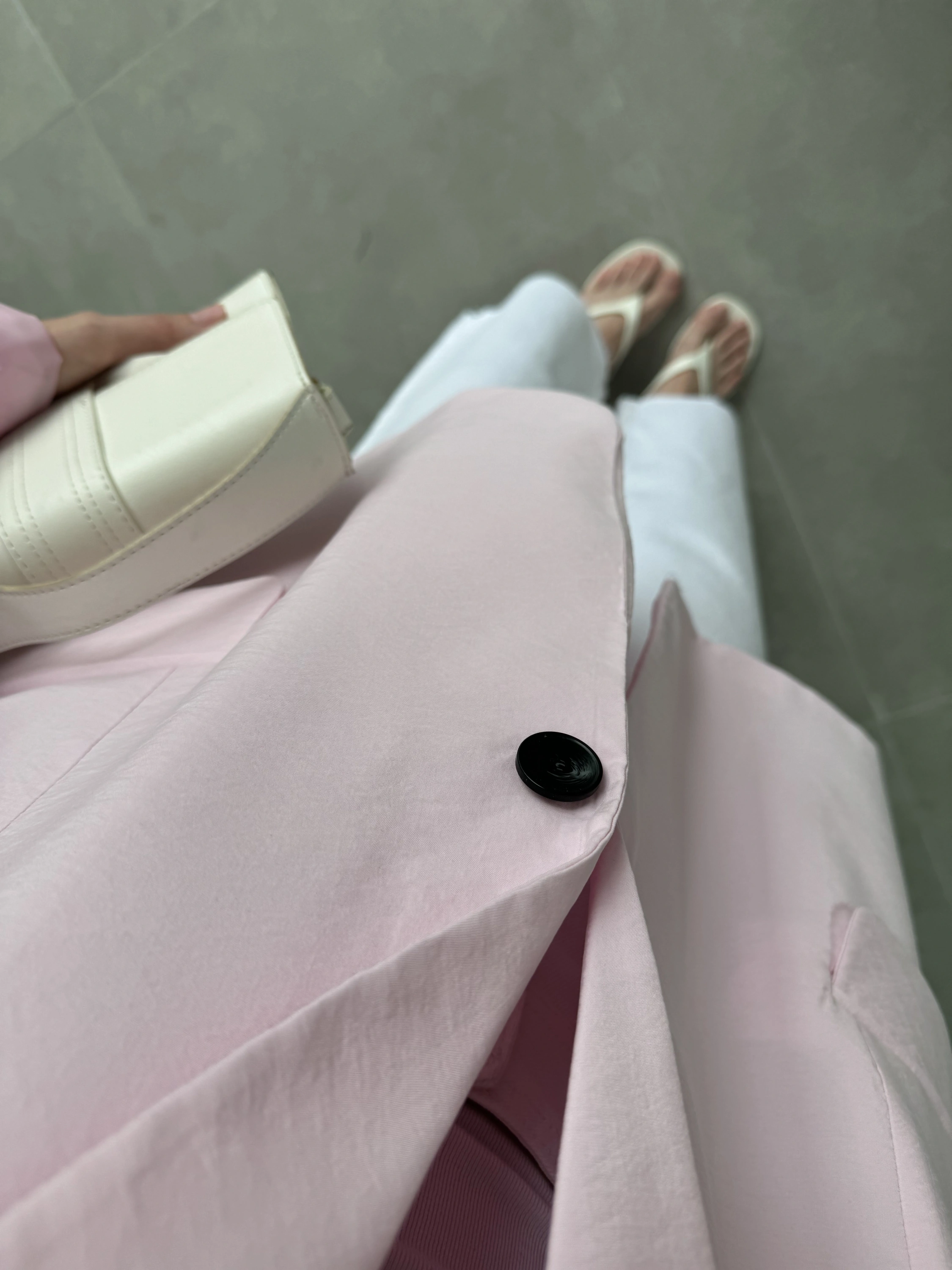 Perla Premium Tensel Pembe Ceket