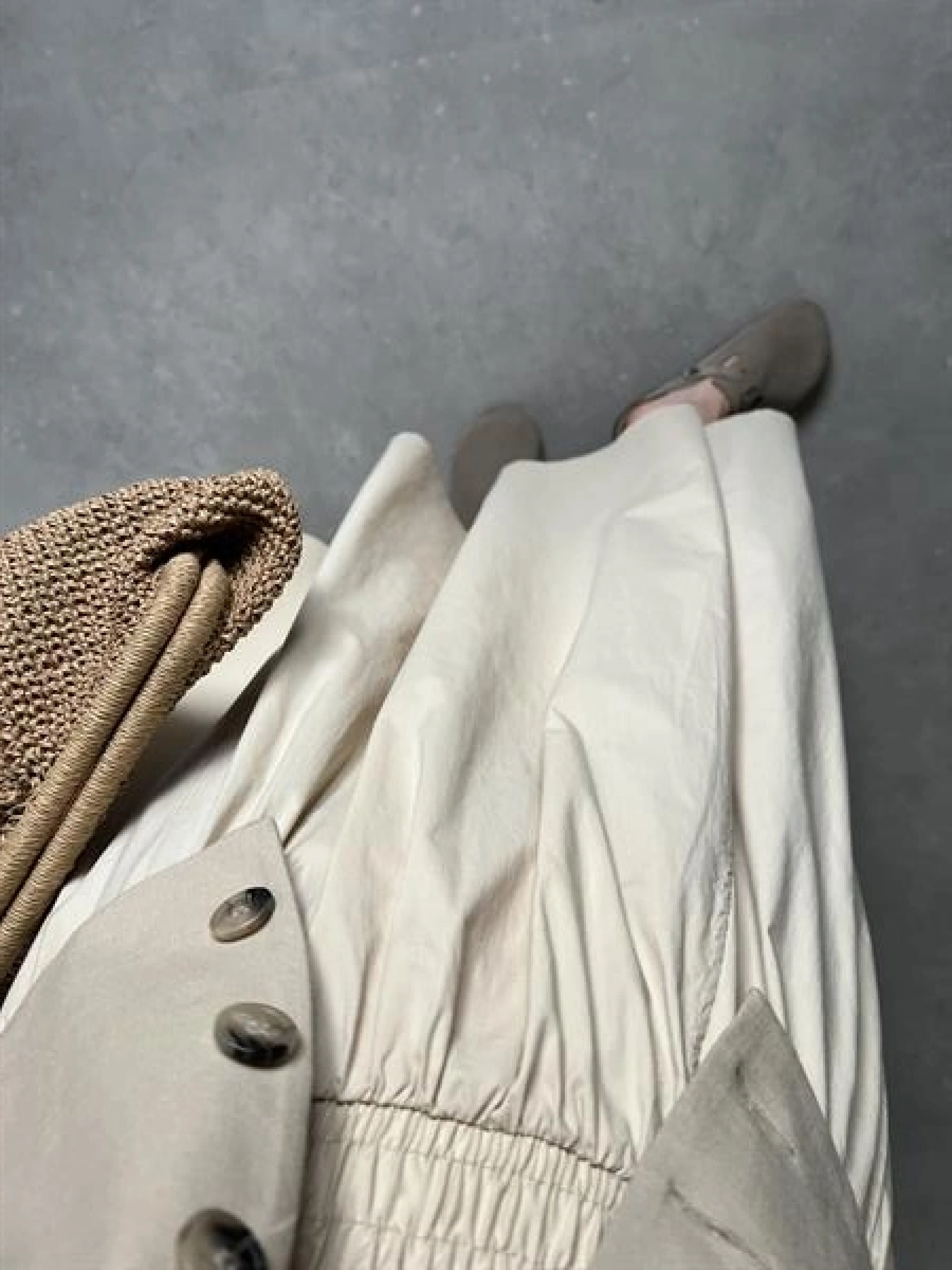 Poplin Kumaş Premium Taş Etek