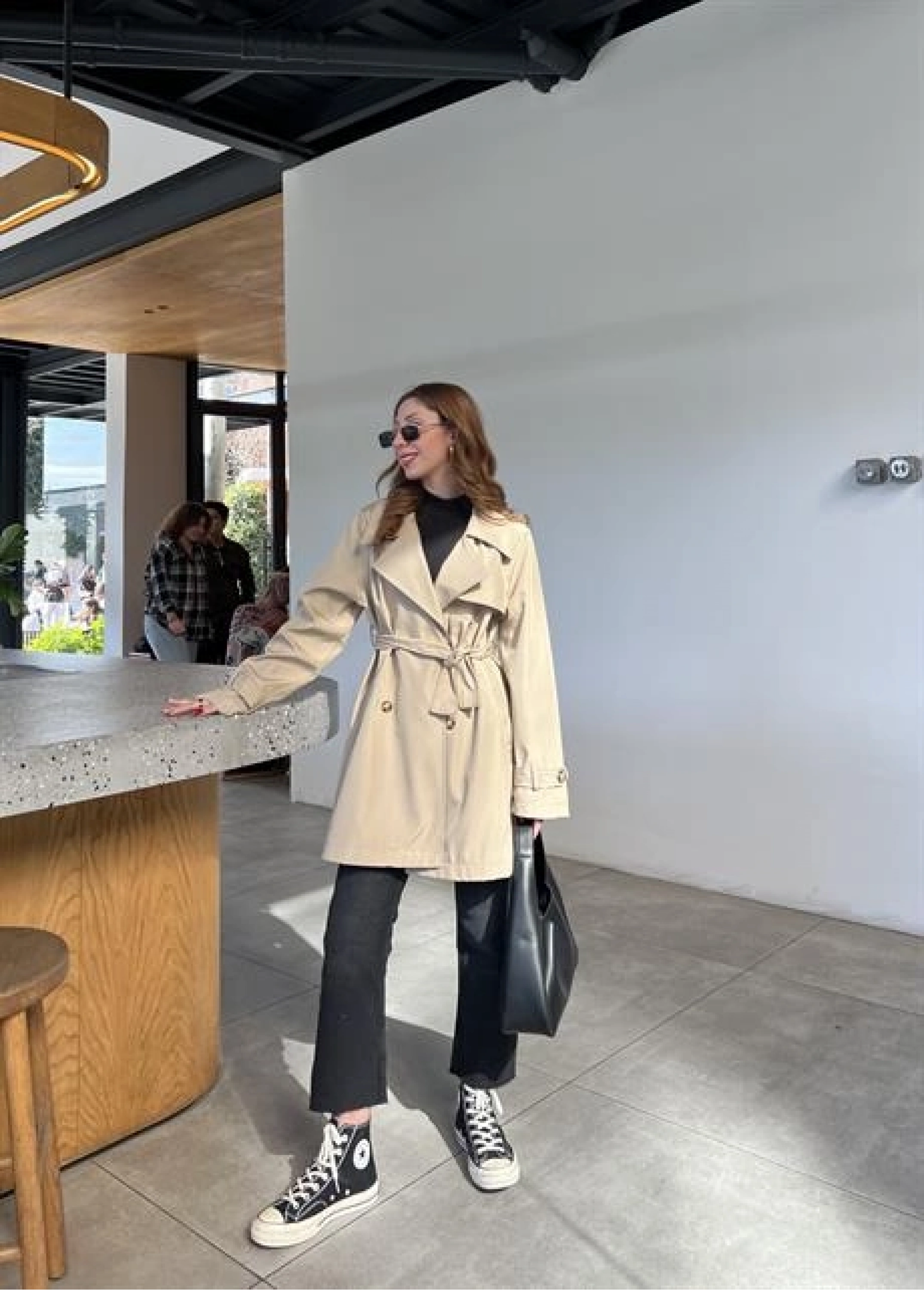 Stradi Model Taş Astarlı Trençkot