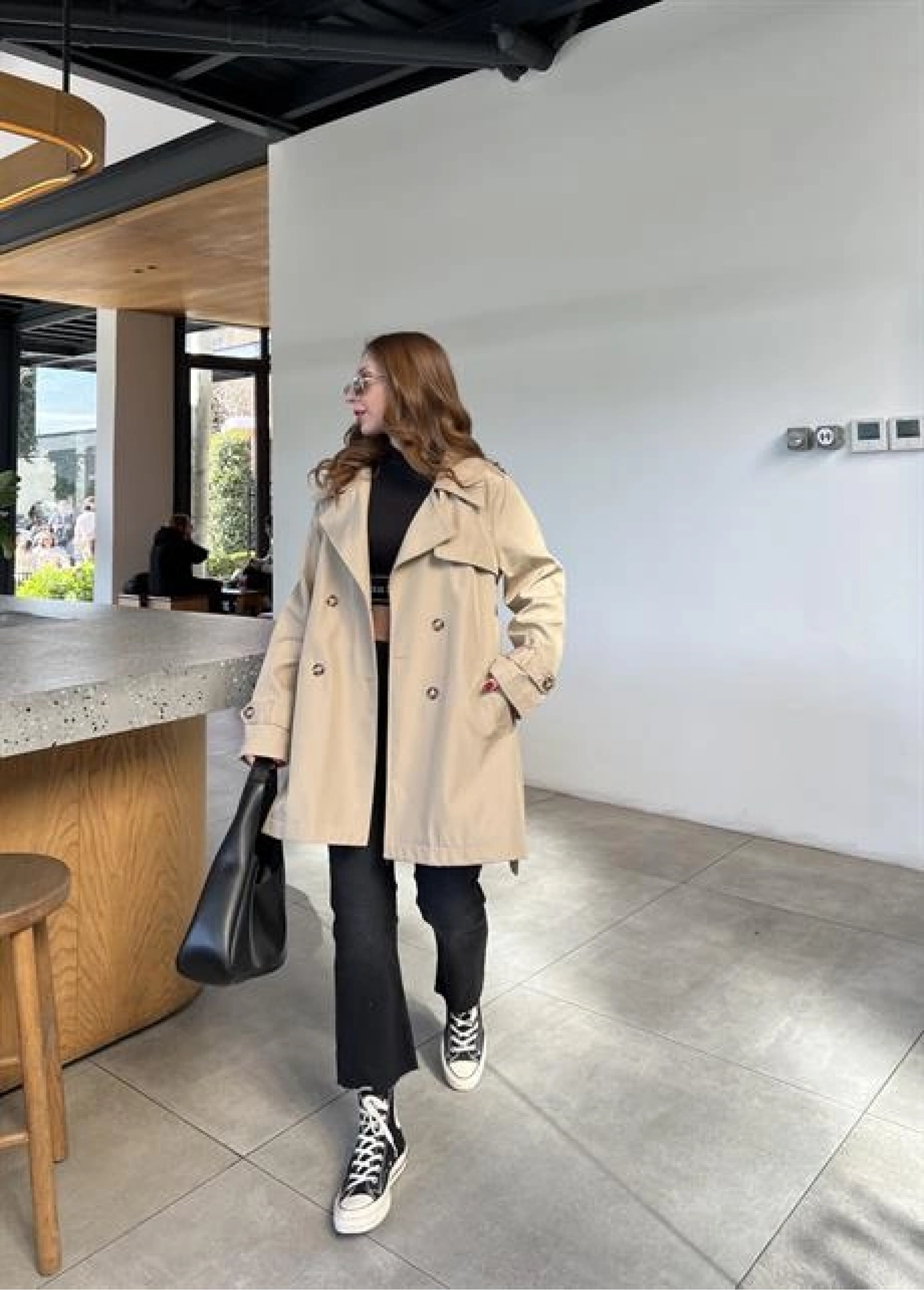 Stradi Model Taş Astarlı Trençkot
