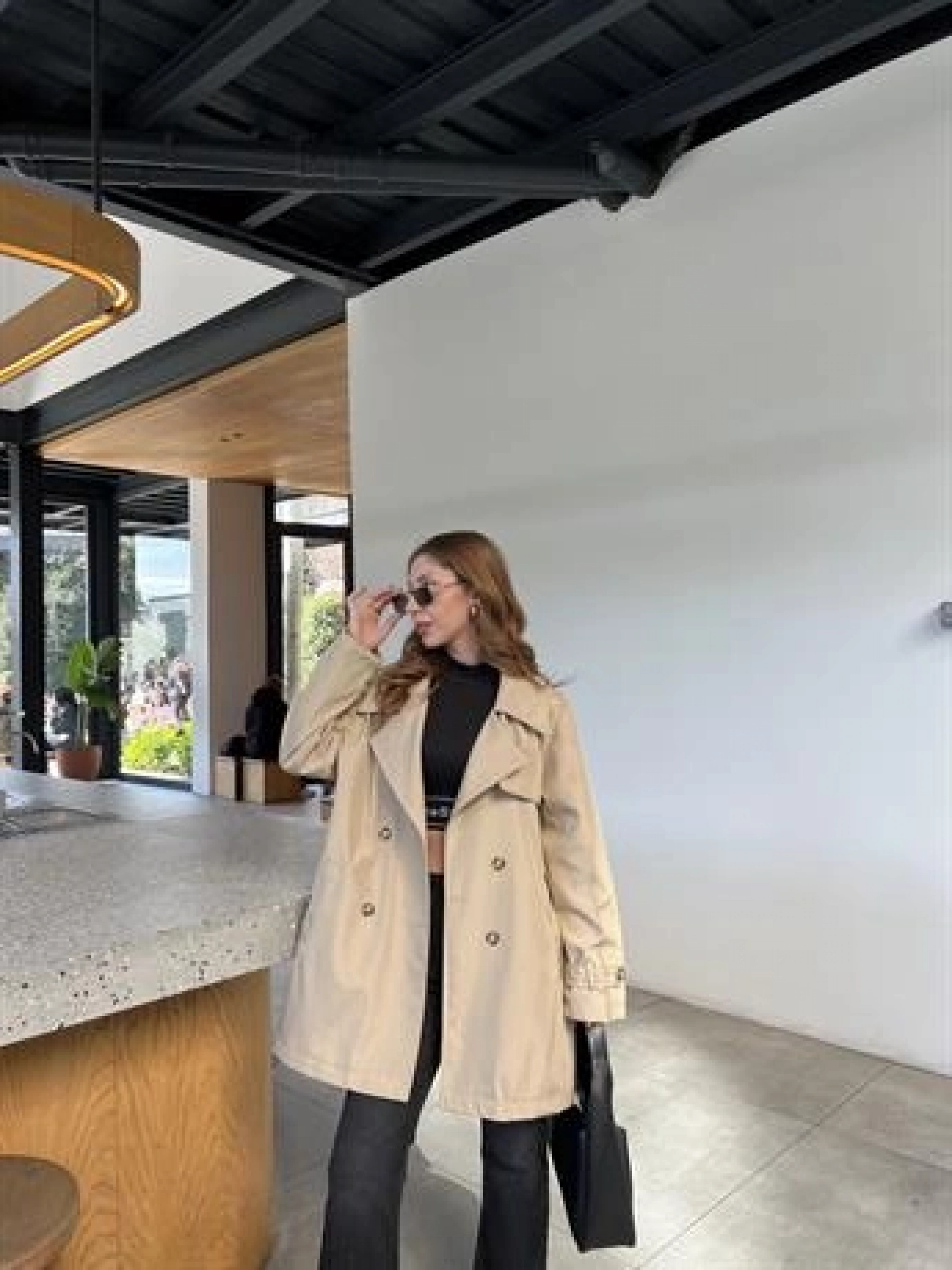 Stradi Model Taş Astarlı Trençkot
