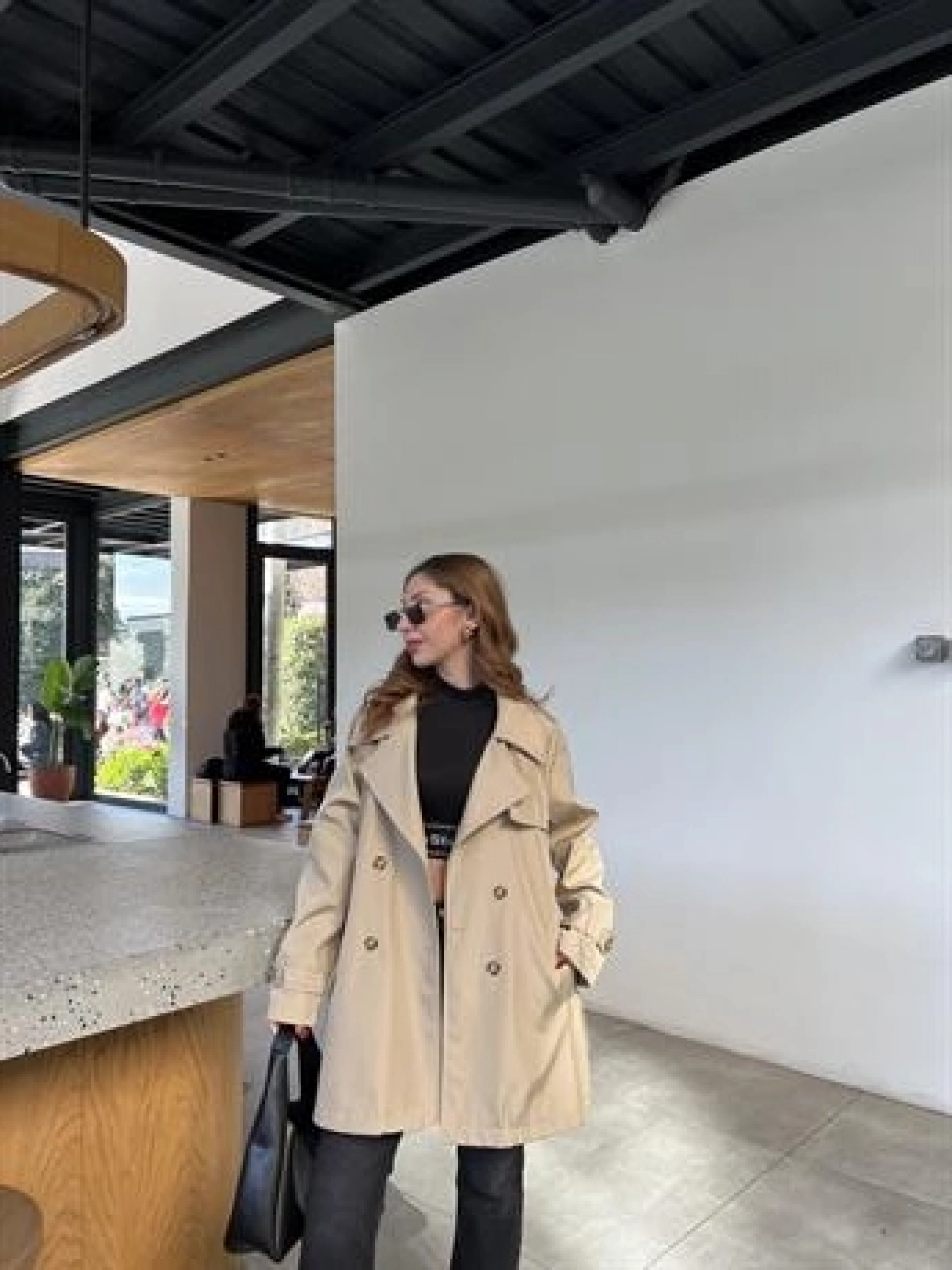 Stradi Model Taş Astarlı Trençkot